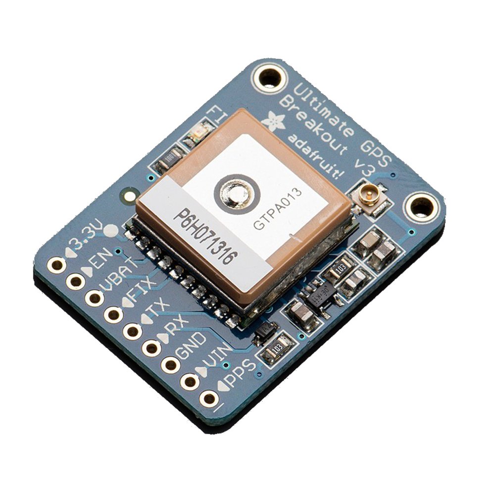 Adafruit Ultimate GPS Breakout 66-Channel Module with 10Hz Updates - Version 3 (Blue) for Arduino, Raspberry Pi, Drones & Navigation Systems