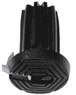 Non-Slip Flip Up Ice Gripper Cane Tip - Adjustable for Ice & Regular Surfaces - Ideal for Winter Walking, Elderly Safety & Outdoor Activities