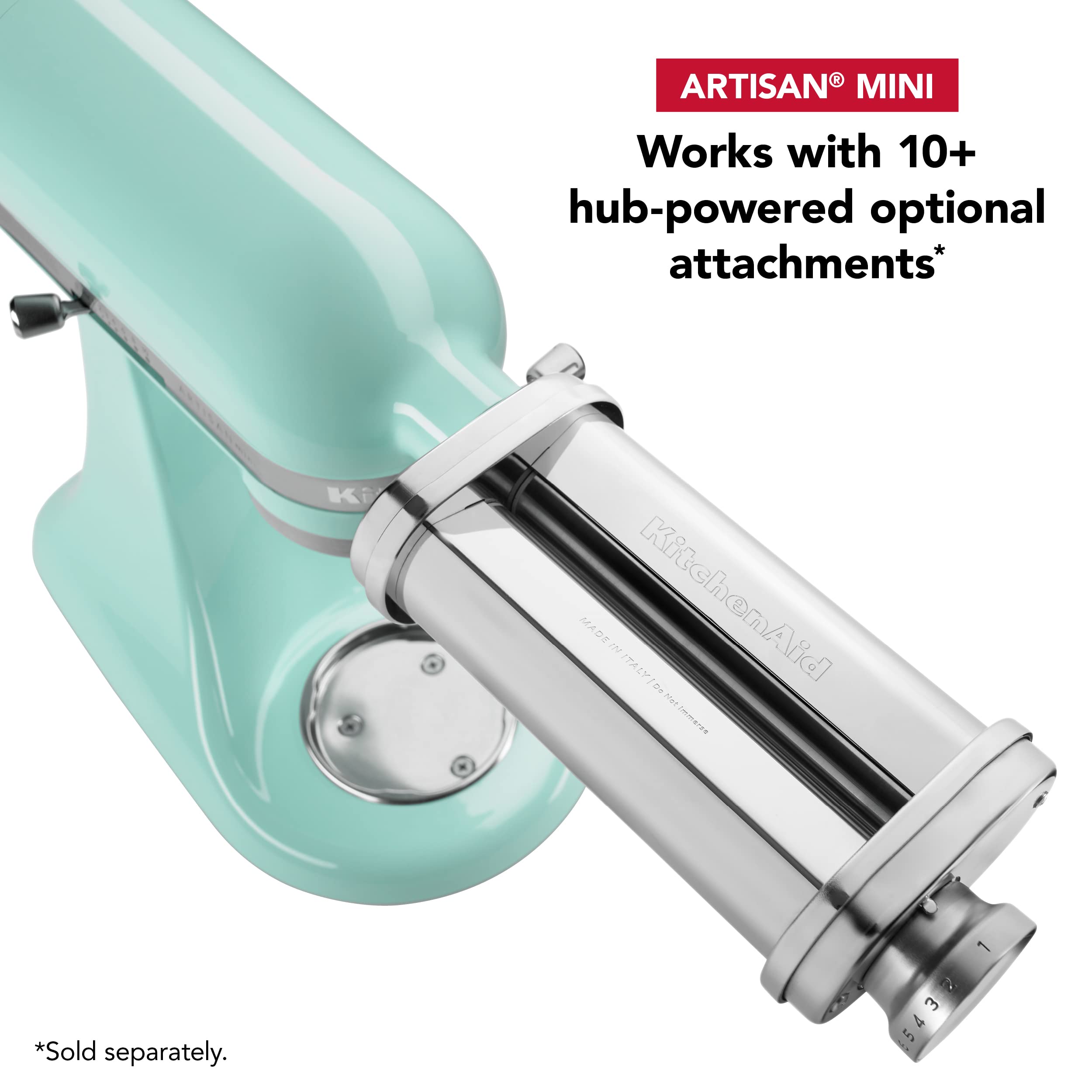 KitchenAid Artisan Mini 3.5 Quart Tilt-Head Stand Mixer - KSM3316X - Ice Blue | Compact Baking Mixer for Small Kitchens | Perfect for Cookies, Cakes & Dough