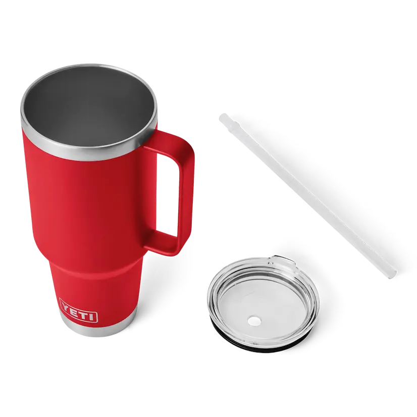 Yeti Rambler 42 oz Stainless Steel Insulated Straw Mug - Keeps Drinks Cold for Hours, Perfect for Outdoor Adventures, Camping, and Travel