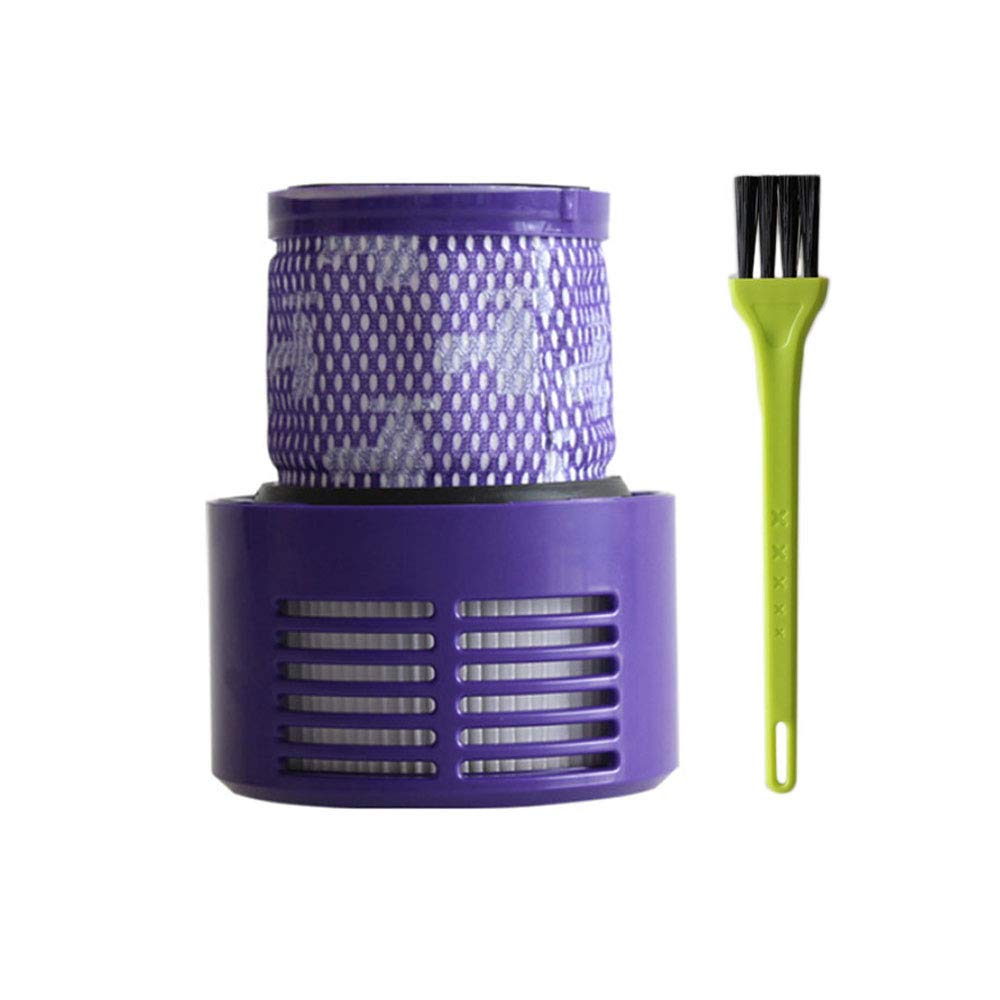 Dyson V10 Replacement HEPA Filter & Brush - Compatible with SV12, Cyclone, Absolute, Animal, Motorhead - for Home Cleaning
