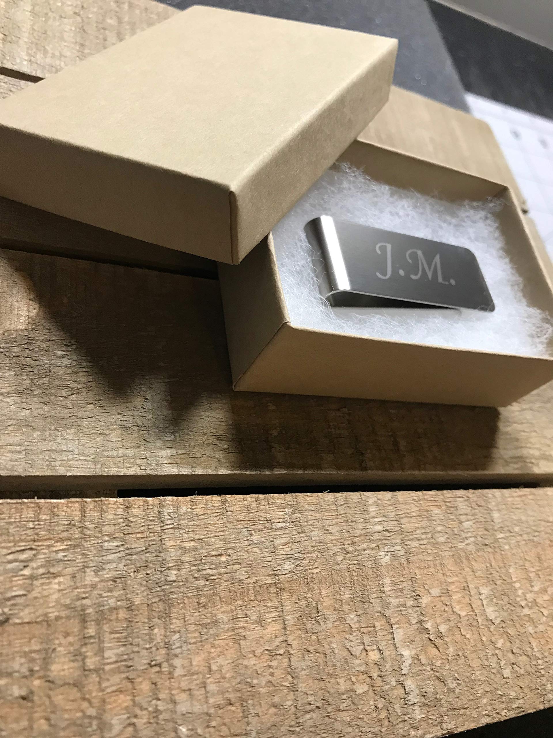 Personalized Engraved Money Clip with Custom Initials & Name - Perfect Gift for Men, Wallet Accessory for Everyday Use & Special Occasions