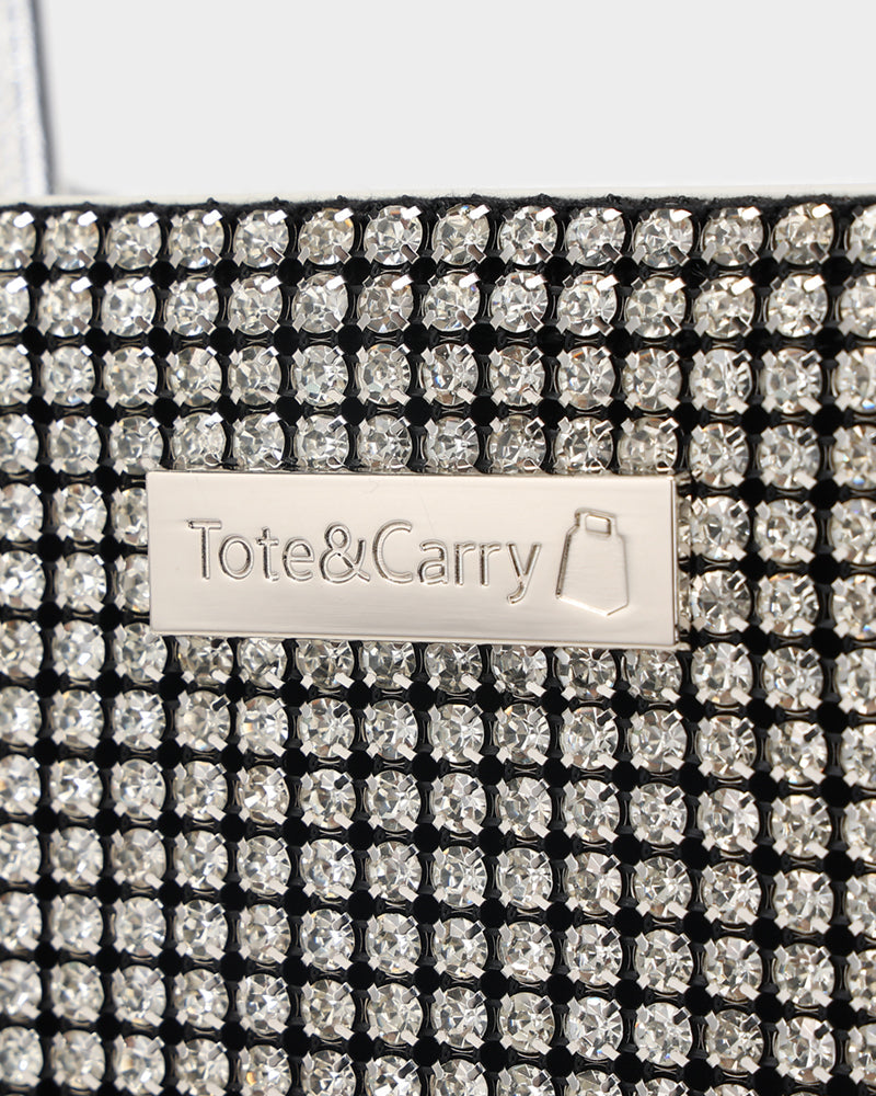 Stylish Silver Glitter Shoulder Bag for Women - Perfect for Parties, Weddings & Night Out