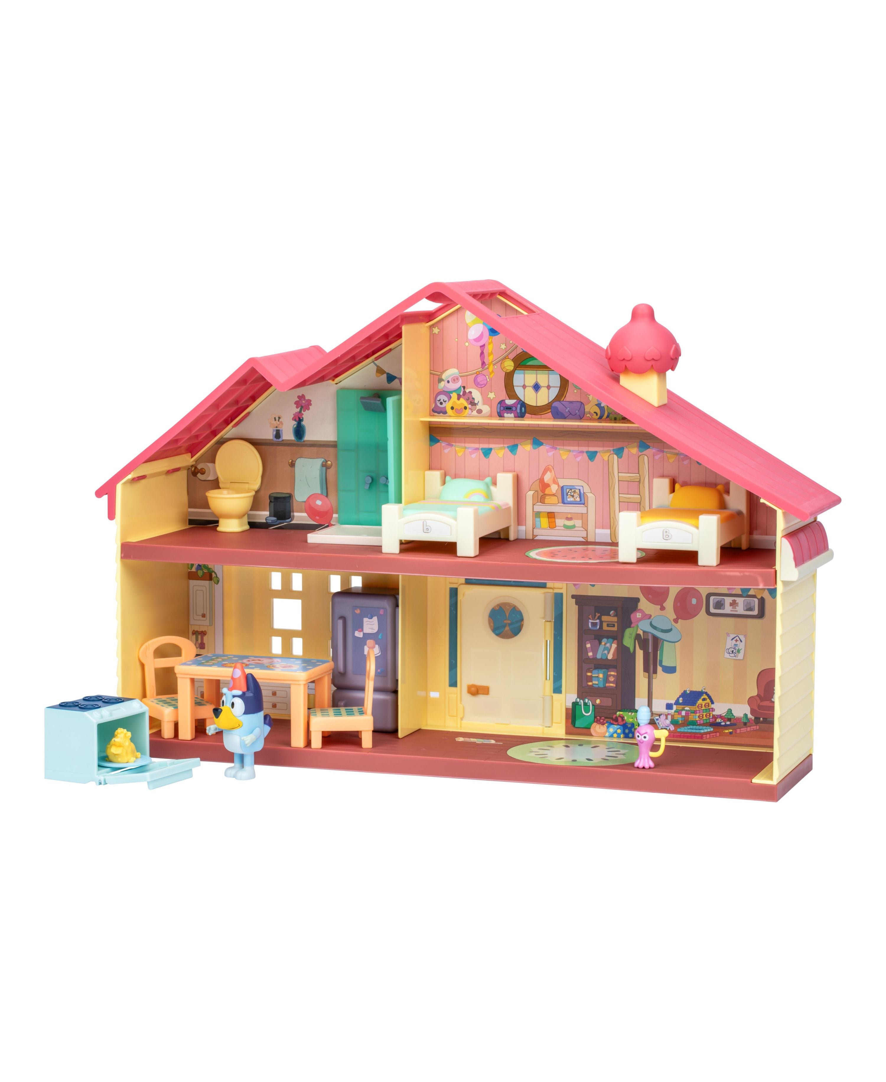 Bluey Celebration House S11 - Interactive Playhouse for Kids, Perfect for Birthday Parties & Indoor Playtime | Official Licensed Bluey Toy