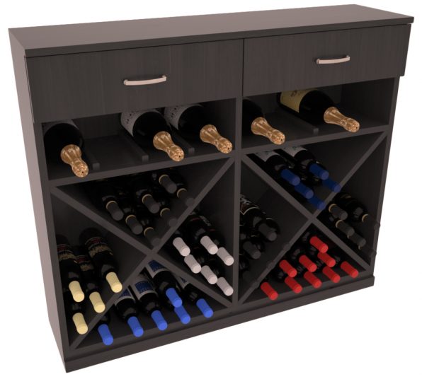 InstaCellar 10-Column Base Cabinet for Kitchen Storage - Perfect for Organizing Spices, Utensils, and Pantry Items