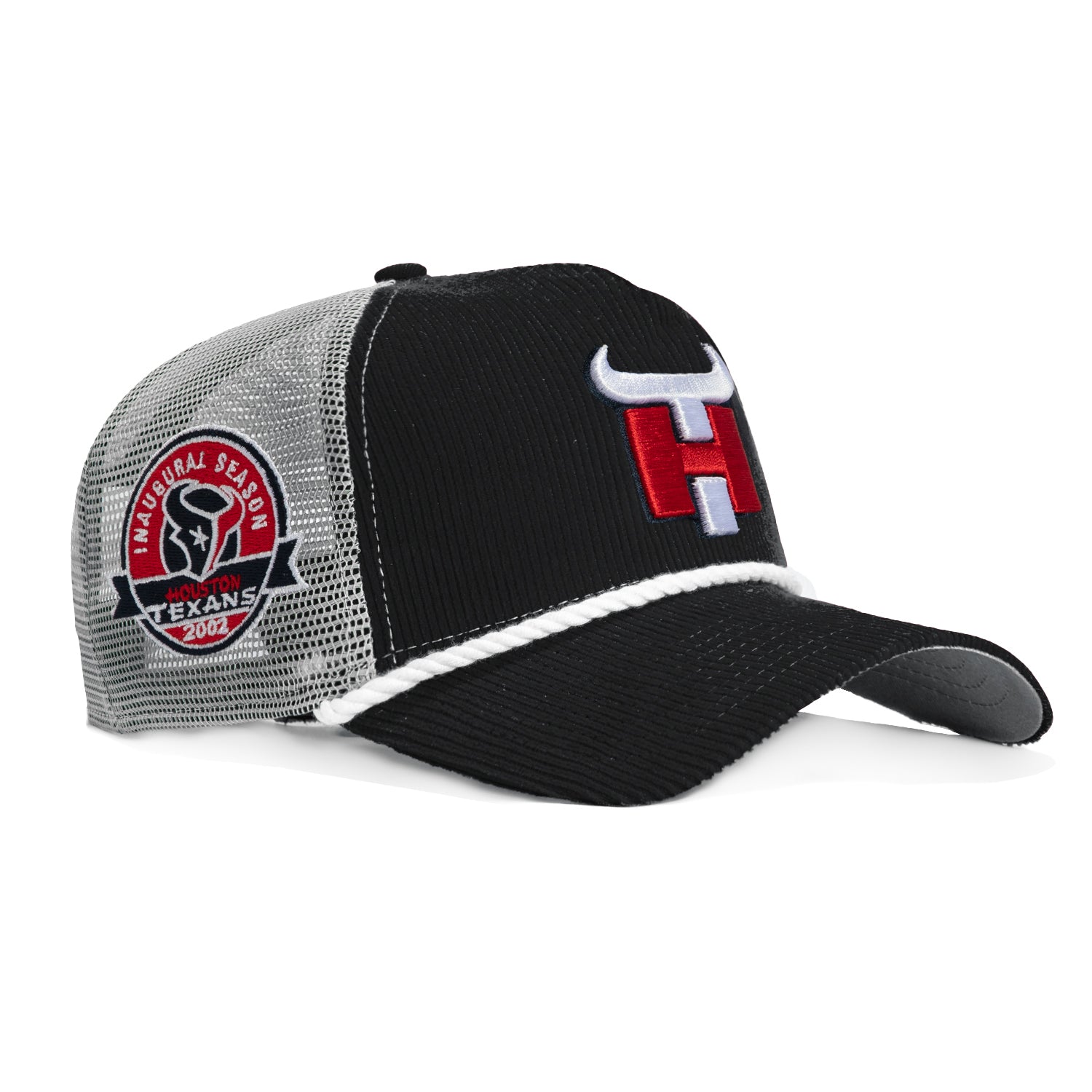 New Era 9Forty A-Frame Houston Texans Inaugural Season Patch Snapback Trucker Hat - Navy Blue | Official NFL Licensed Cap for Men & Women | Perfect for Football Games, Tailgating & Fan Gear Collection