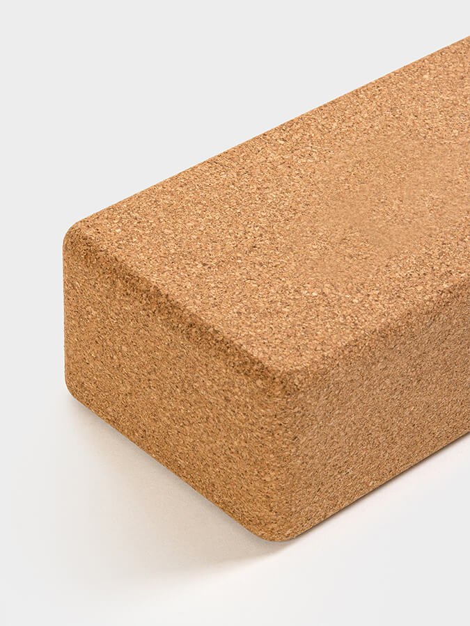 Premium Cork Yoga Block for Yoga Studio - Non-Slip, Eco-Friendly Yoga Brick for Pilates, Meditation & Home Workouts - Ideal for Beginners & Professionals