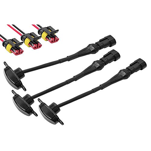 DOSIA 3 Pcs Amber LED Grille Lights for 2004-2019 Ford F250 - Front Running Lamps, Off-Road & Truck Decoration
