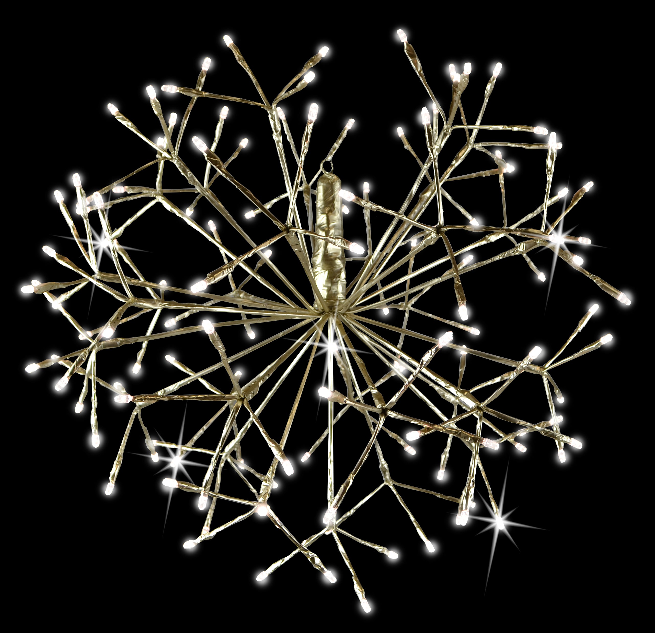 20 LED Twinkle 3D Sphere Decoration - Battery Operated Hanging Ornament for Christmas, Wedding, Party & Home Decor - Perfect for Indoor and Outdoor Use