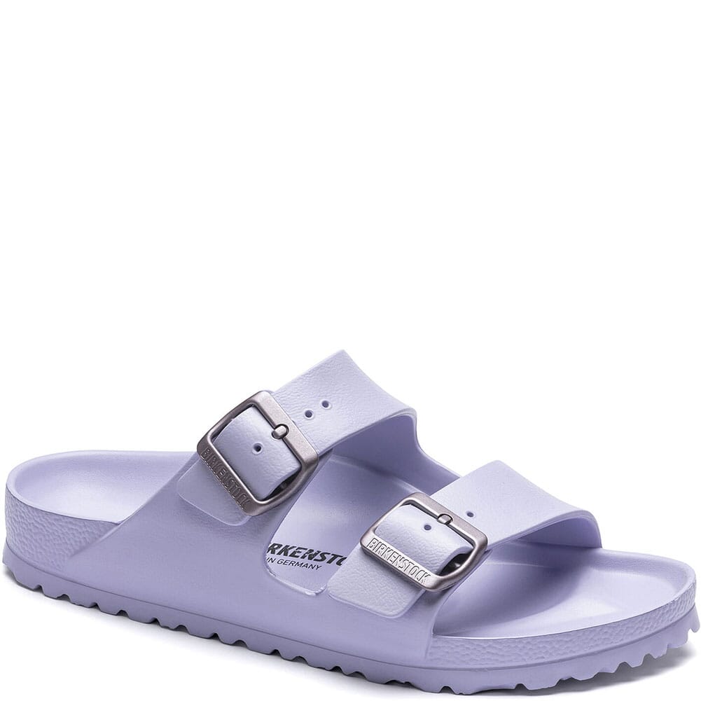 Birkenstock Arizona Eva Essentials Sandal - Comfortable Purple Fog Slide Sandals for Women & Men | Perfect for Beach, Pool, and Summer Outdoor Activities