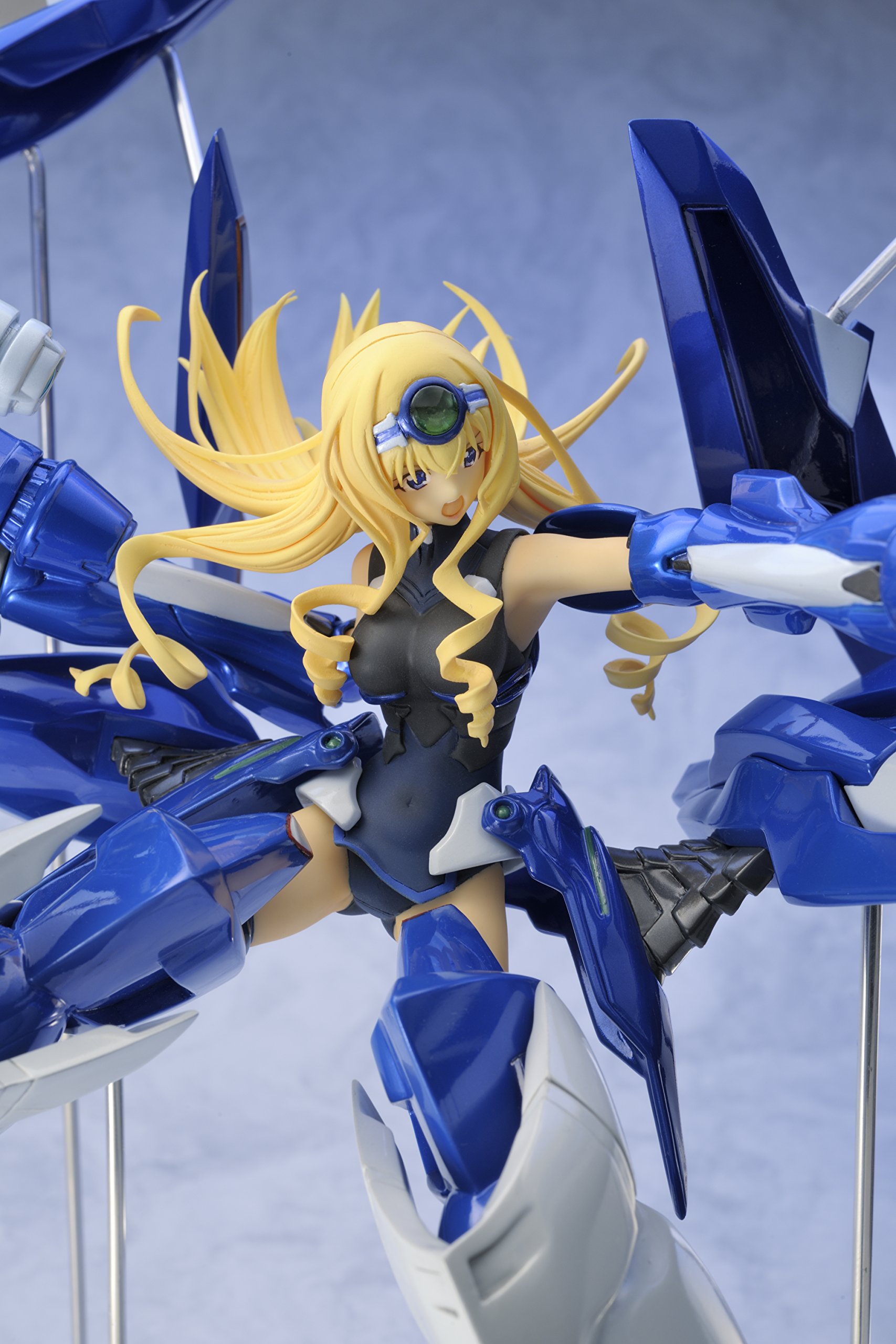 Amiami Infinite Stratos: Blue Tears Cecilia Alcott 1:8 Scale PVC Anime Figure - Perfect for Anime Collectors, Display & Gift Giving