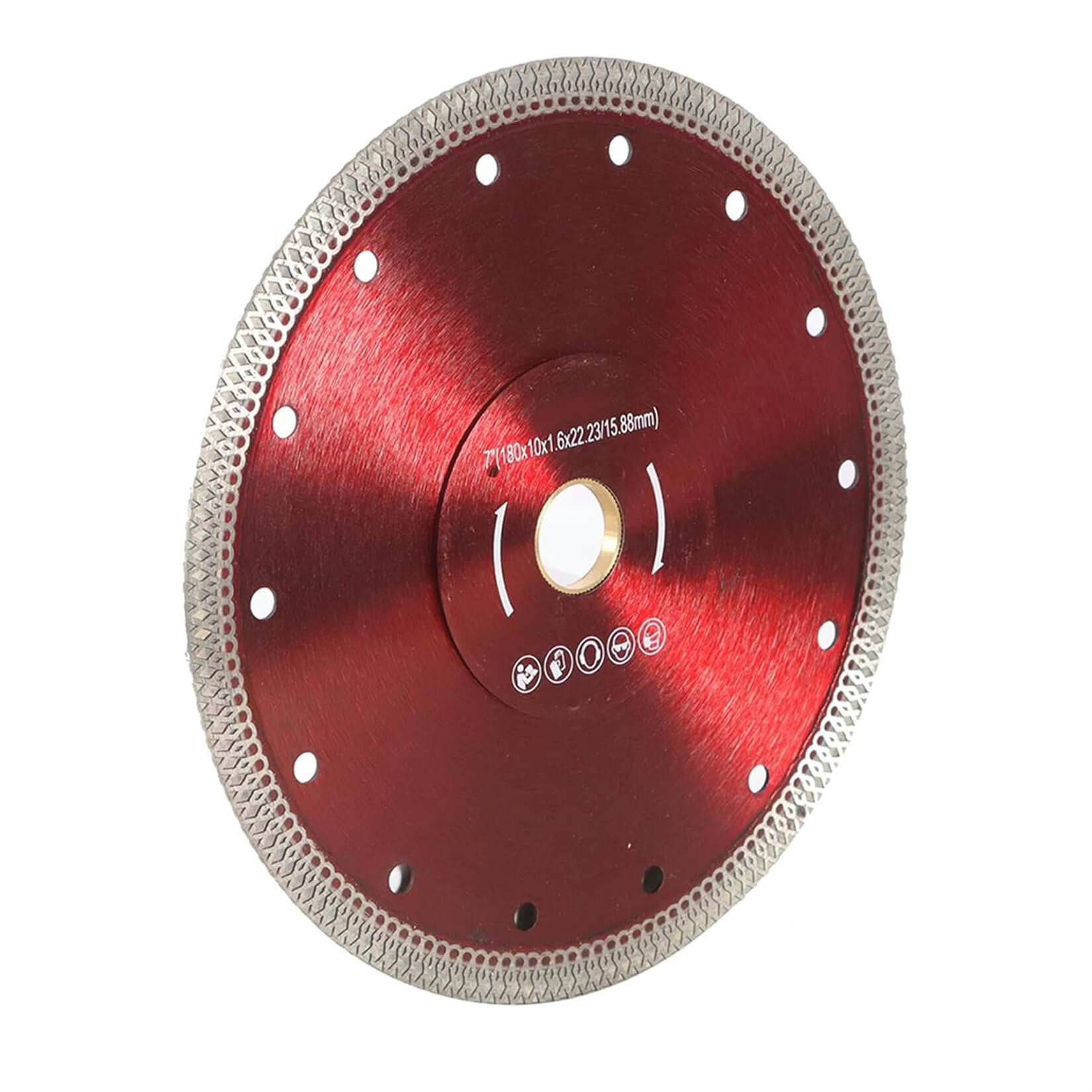 7 Inch Ultra Thin Diamond Porcelain Saw Blades - Dry/Wet Cutting Disc Wheels for Ceramic Tile, Porcelain, Granite & Marble - Perfect for DIY Home Renovation & Professional Tile Installation