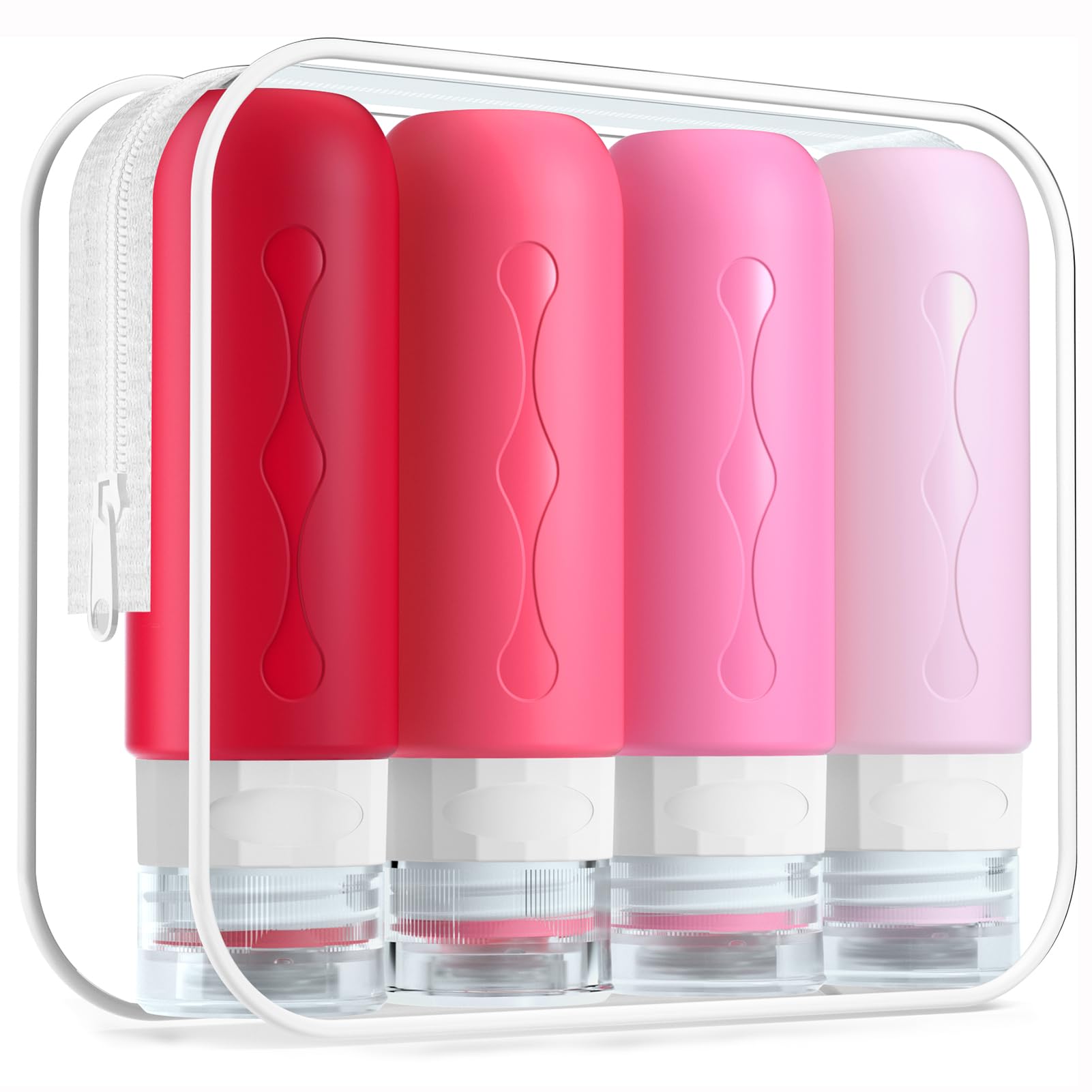 TSA Approved Travel Bottles for Toiletries - BPA Free Leak Proof Refillable Containers | Perfect for Shampoo, Lotion & Soap | Ideal for Air Travel, Gym & Vacation Essentials