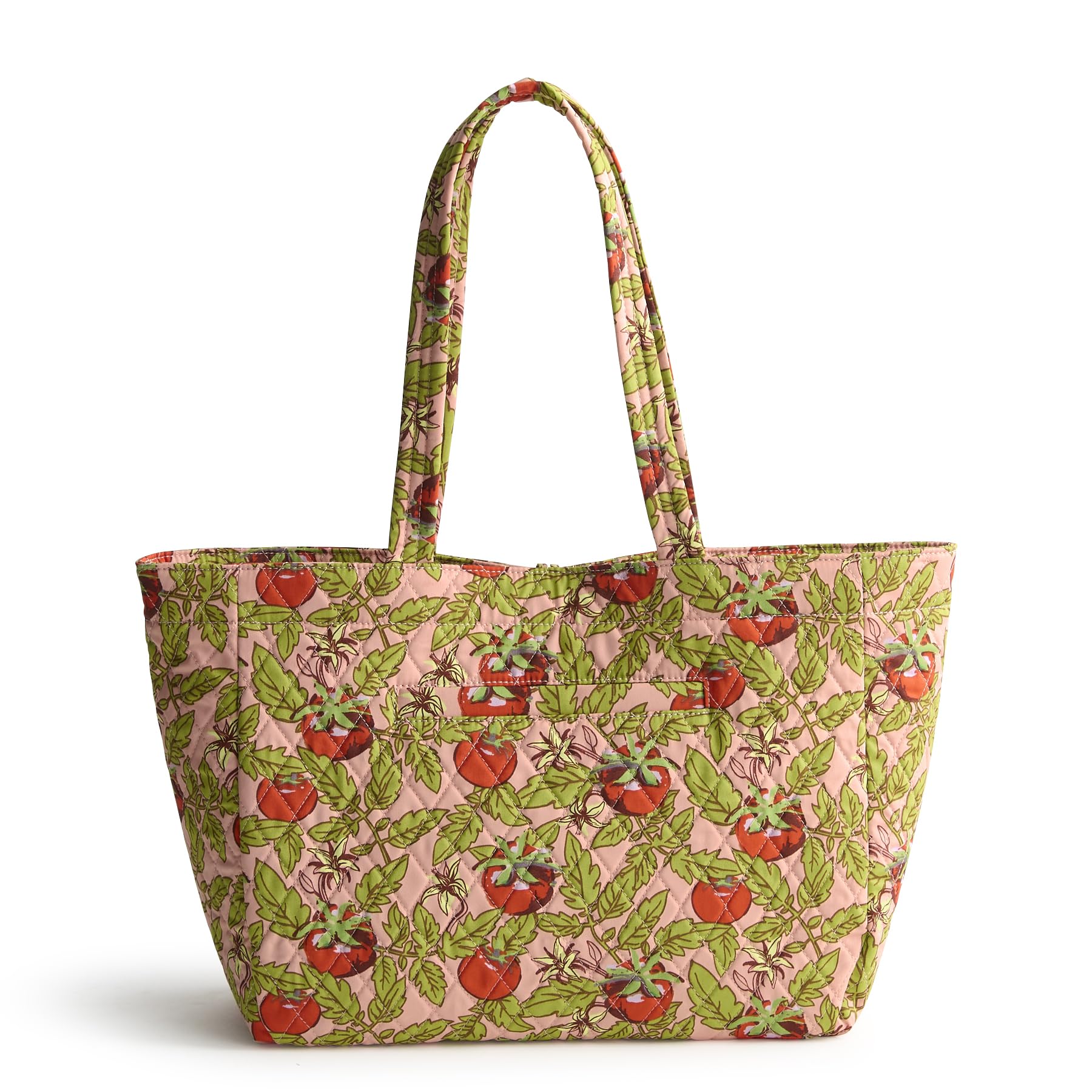 Vera Bradley Premium Cotton Small Hathaway Tote Bag for Women - Lightweight & Durable Everyday Purse for Work, Travel & Shopping