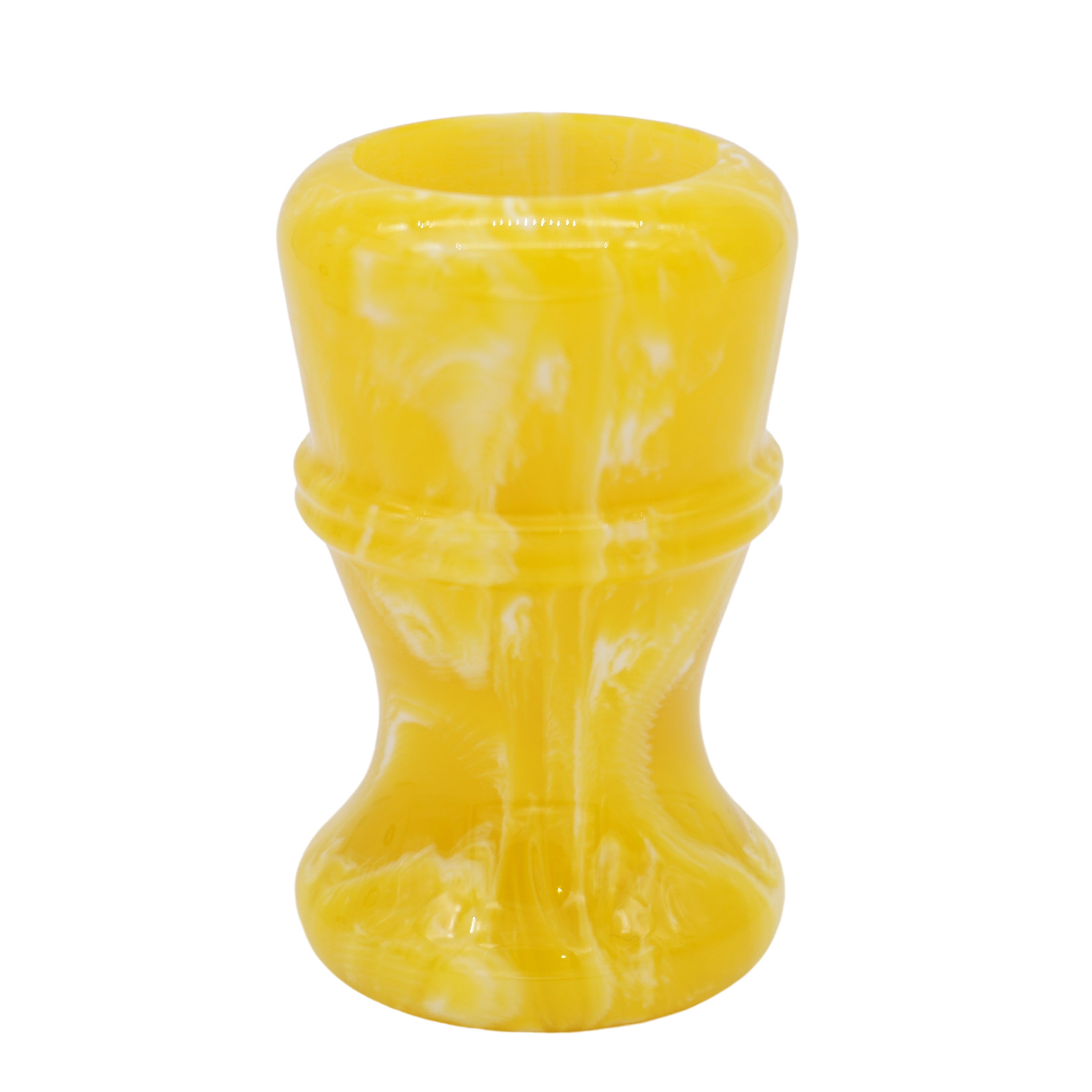 Premium Handcrafted Lemon Drop Shaving Brush Handle - Fits 24mm & 26mm Knots - Perfect for Wet Shaving & Grooming Gifts for Men