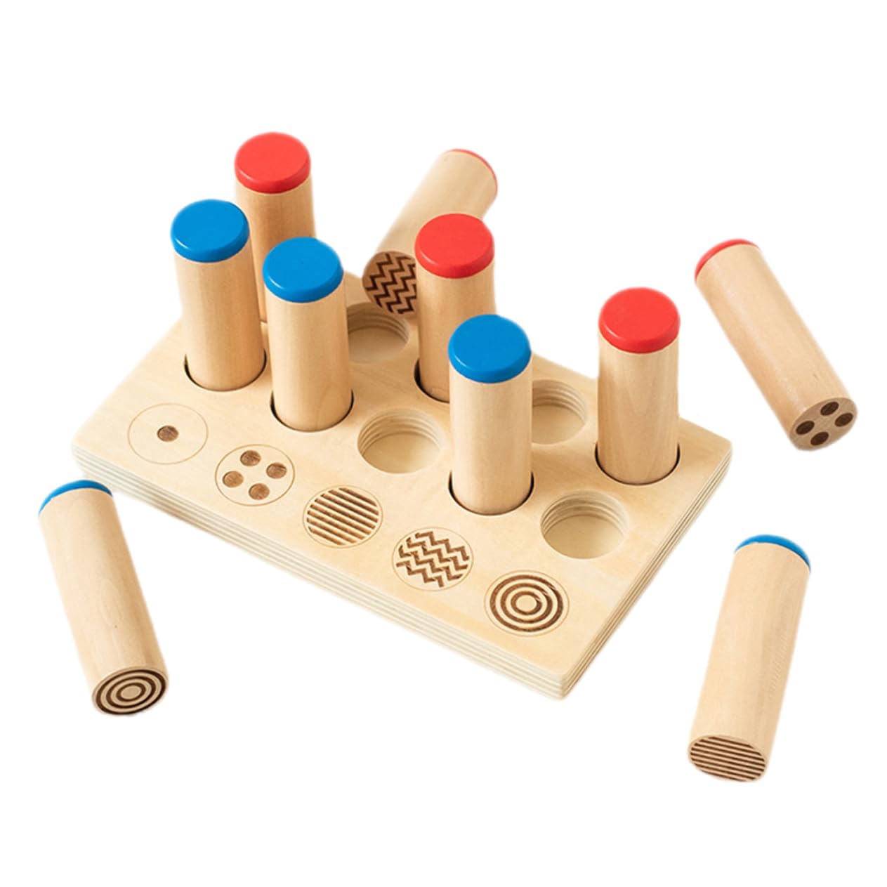 VICASKY Wooden Toddler Learning Toys - Voice Pairing Puzzle Set for Preschool Early Education, Baby & Infant Enlightenment Plaything - Perfect for Home, Classroom & Montessori Teaching Aids