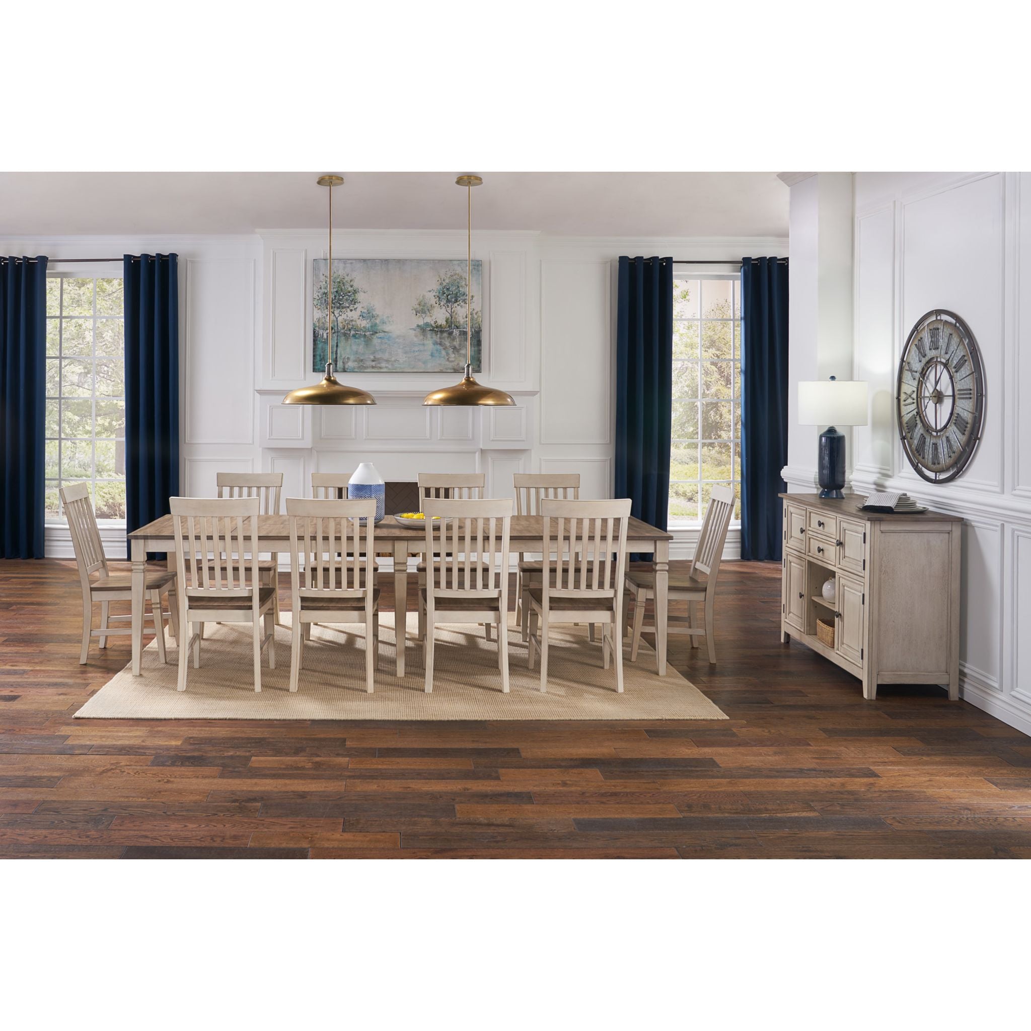 Beacon Dining Set - Modern 5-Piece Table and Chairs for Kitchen, Dining Room, or Outdoor Patio | Perfect for Family Meals, Entertaining Guests & Small Spaces