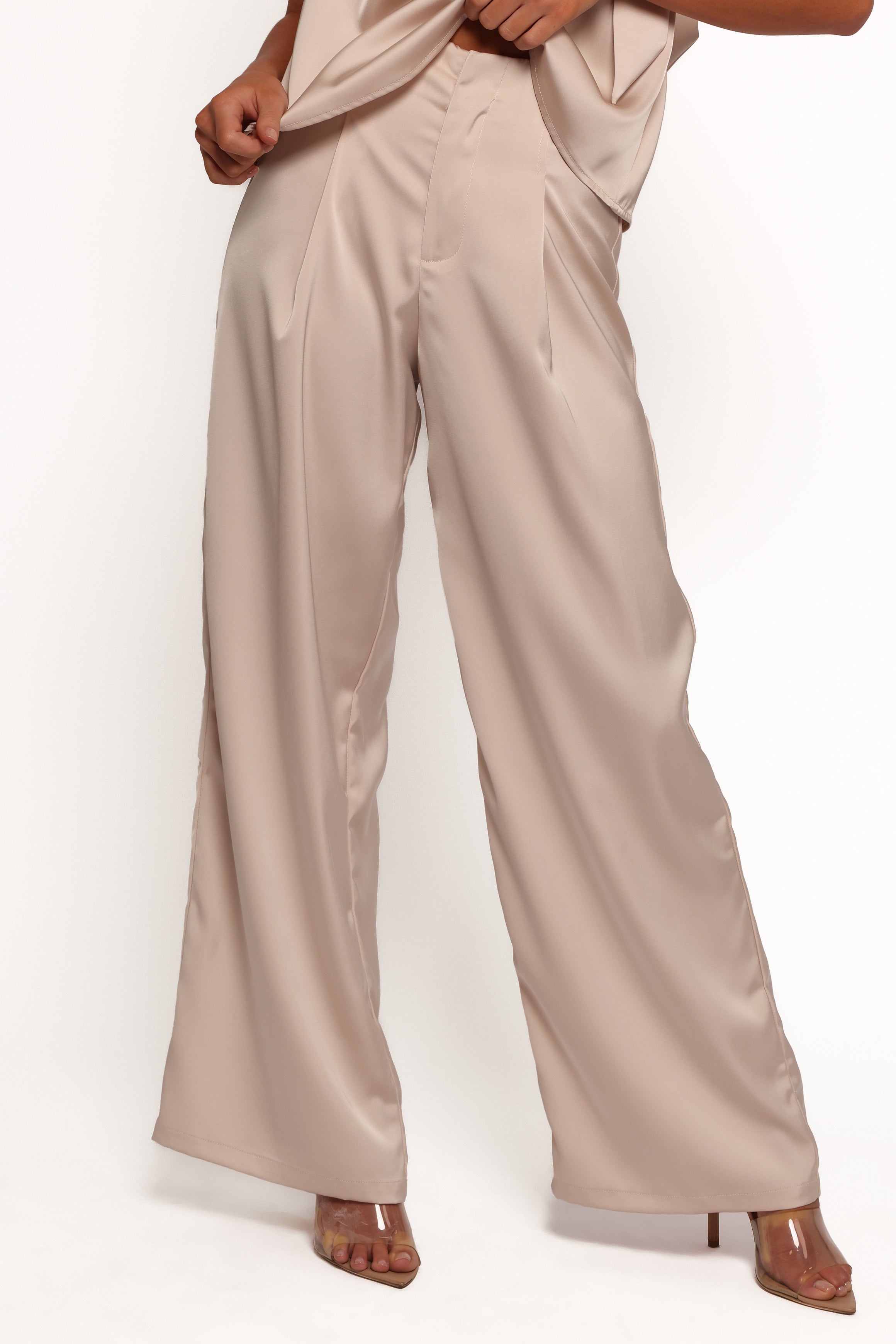 Josey Pearl Pants - Elegant Women's Pearl Embellished Trousers for Casual Wear, Office & Special Occasions