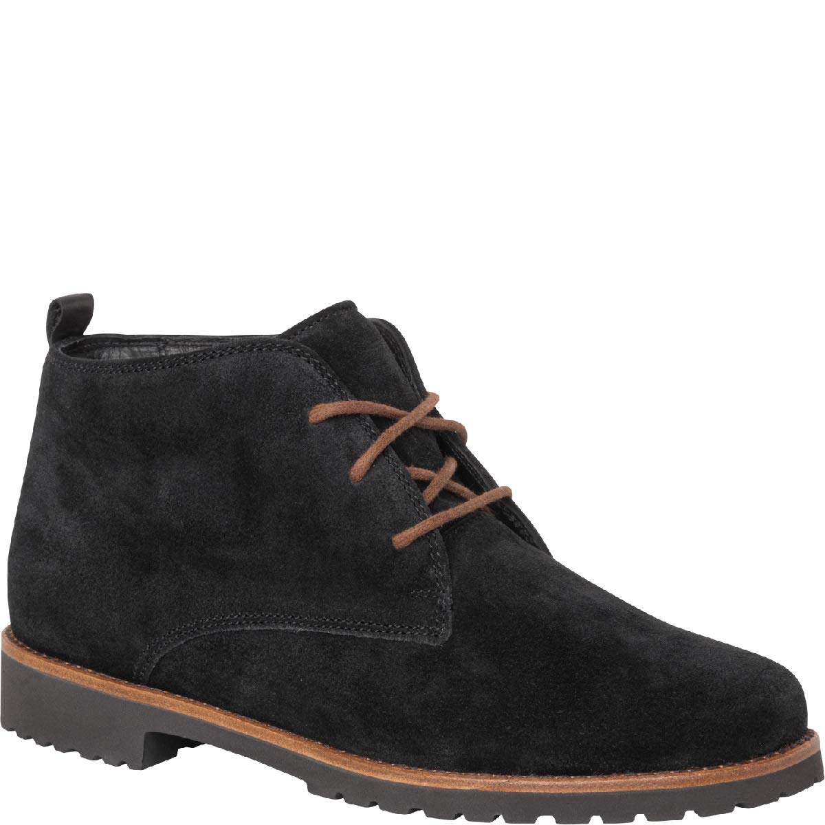 Women's Black Ankle Boots Size 7.5 - Comfortable & Stylish Winter Boots for Casual Outfits, Office Wear & Night Out