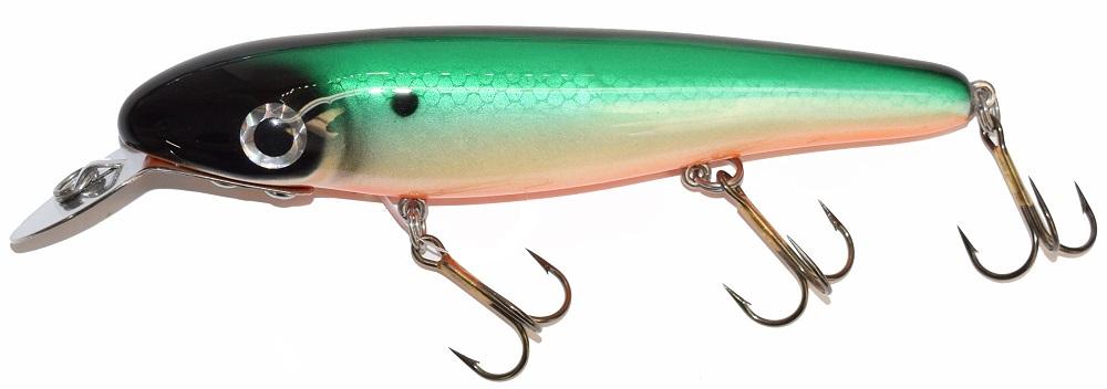 Big Fork Reef Digger Mid Range Crankbait Straight Model Fishing Lure - Perfect for Bass, Walleye, and Trout Fishing in Lakes and Rivers