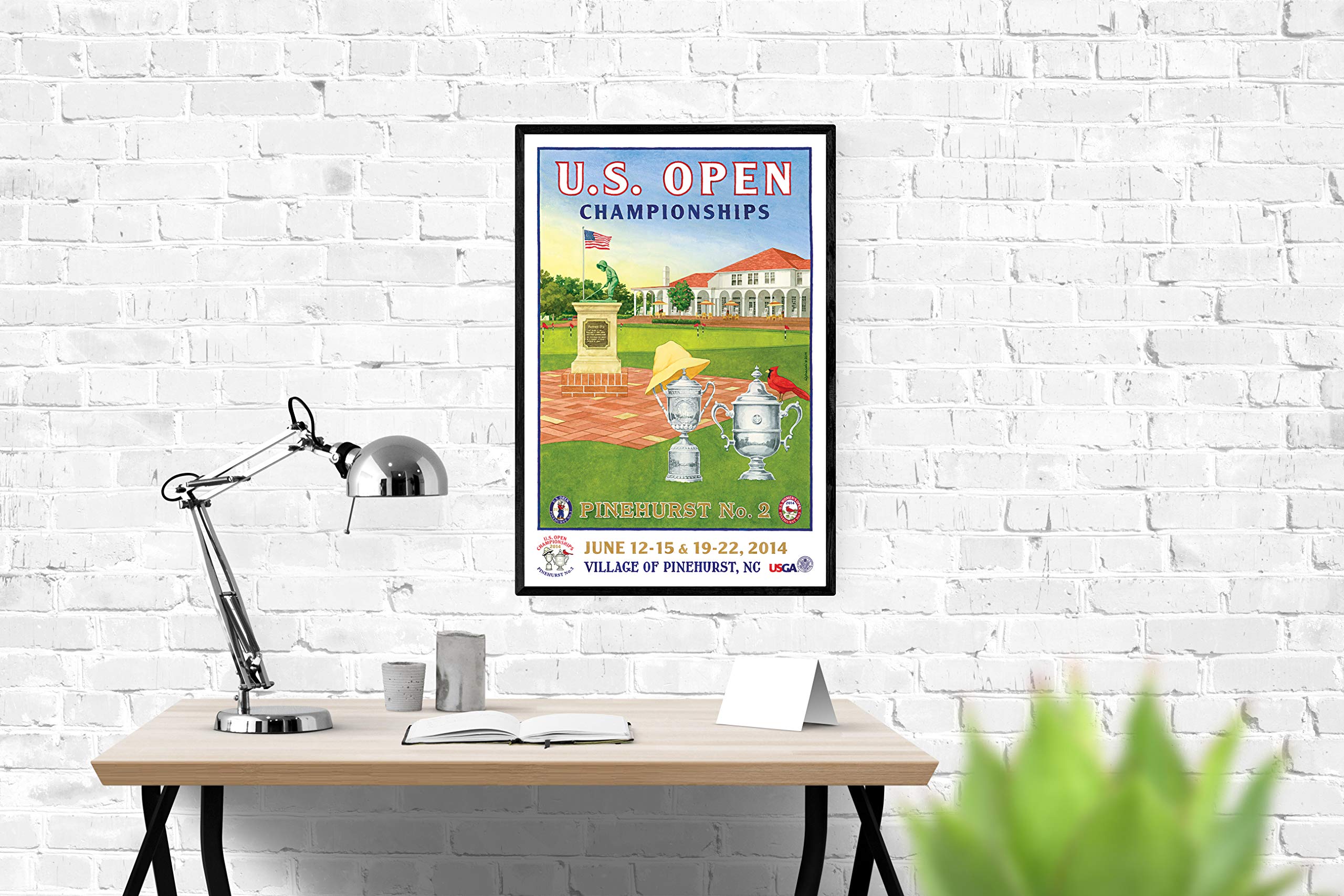 Lee Wybranski Official Golf Art - 2014 U.S. Open Championship at Pinehurst - 20