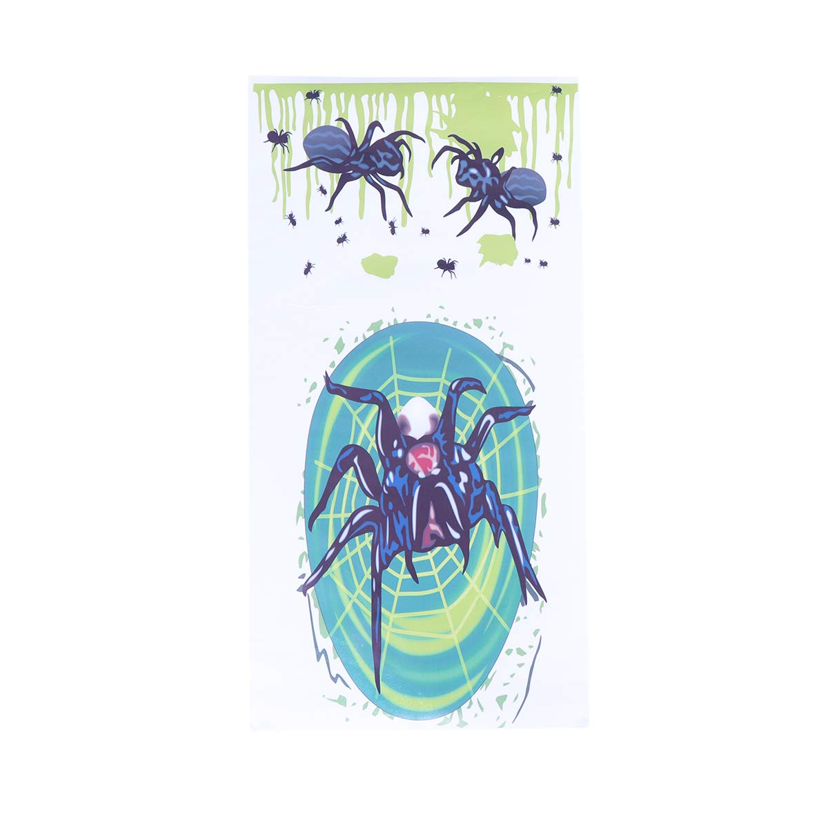 BESPORTBLE Halloween Spider Toilet Sticker - Self-Adhesive Removable Bathroom Decal for Shower, Toilet & Bathtub - Scary Halloween Decorations & Party Accessories (1PC) - Perfect for Halloween Home Decor, Themed Parties & Spooky Bathroom Makeovers