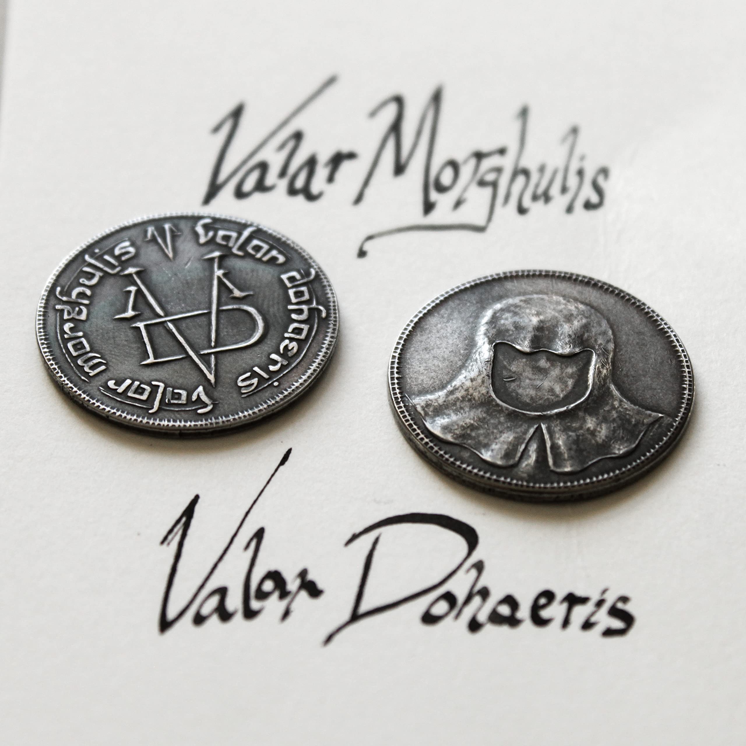 Game of Thrones Iron Coin of The Faceless Man - Officially Licensed Collectible Replica | Perfect for GOT Fans, Cosplay, and Medieval Fantasy Decor