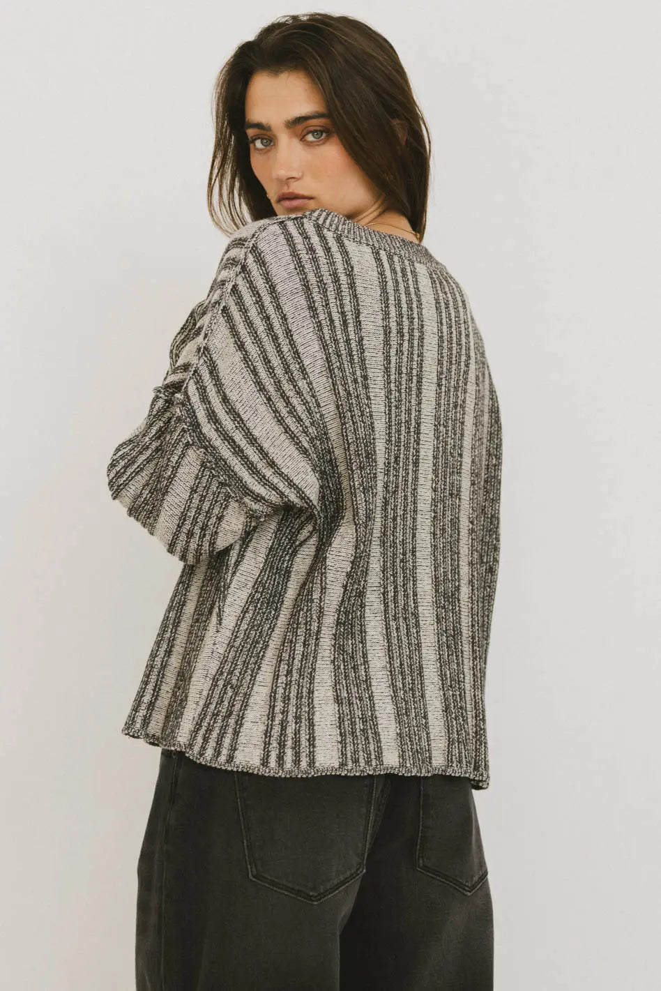 Jasia Knit Sweater Women's Cozy Cable Pullover - Final Sale | Perfect for Fall Winter Fashion, Office Wear & Casual Outfits