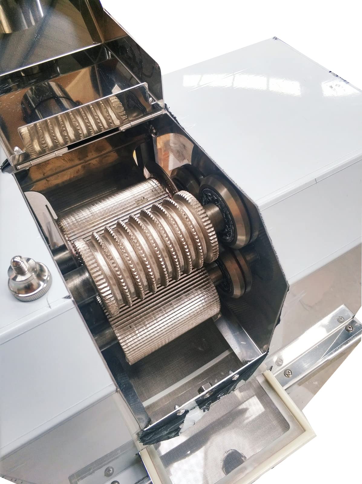 Commercial Electric Sugar Cane Juicer Machine - 4 Roll Stainless Steel Press for Fresh Juice Extraction | Perfect for Juice Bars, Restaurants & Home Use