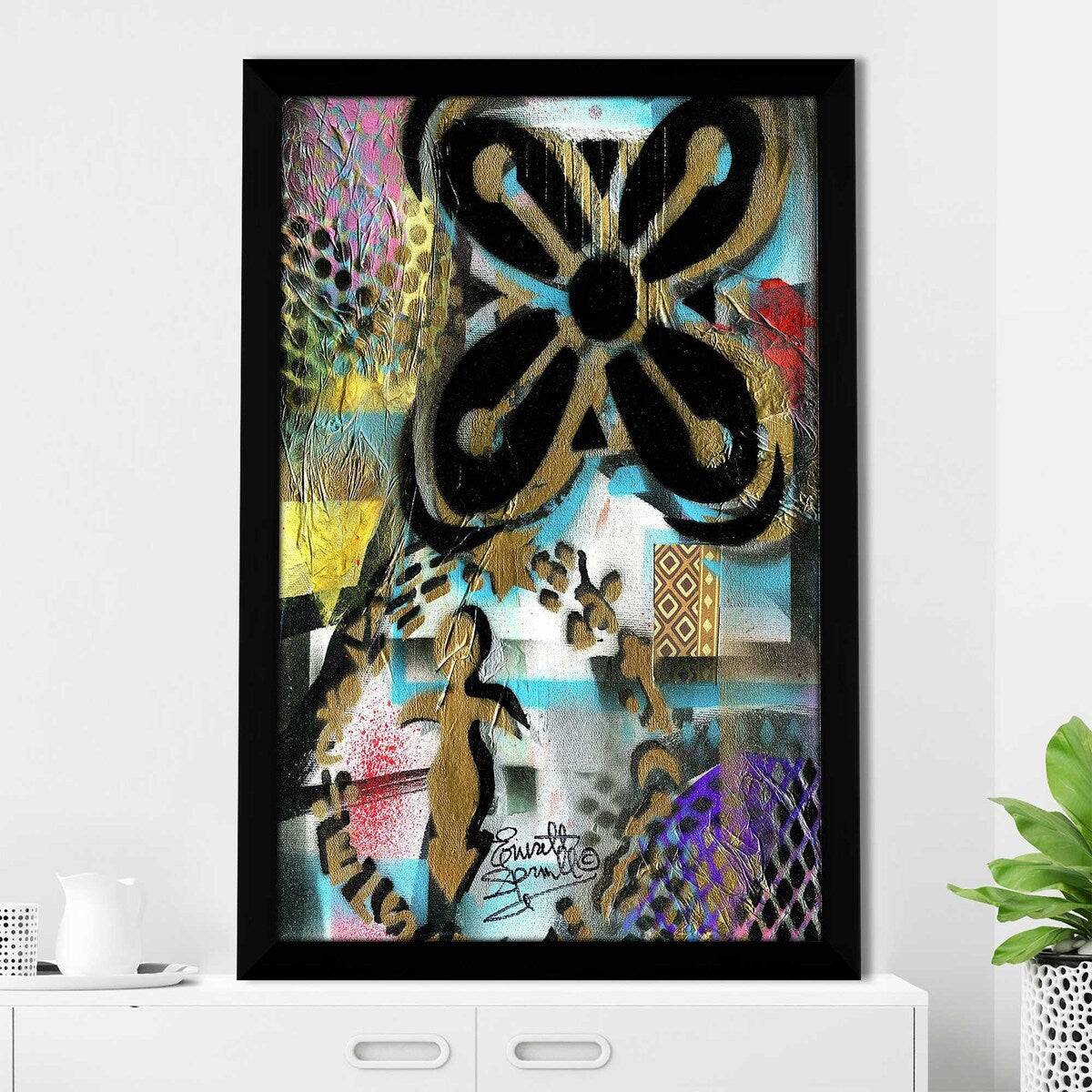 Abundance I Vertical Acrylic Print - Modern Wall Art for Home & Office Decor