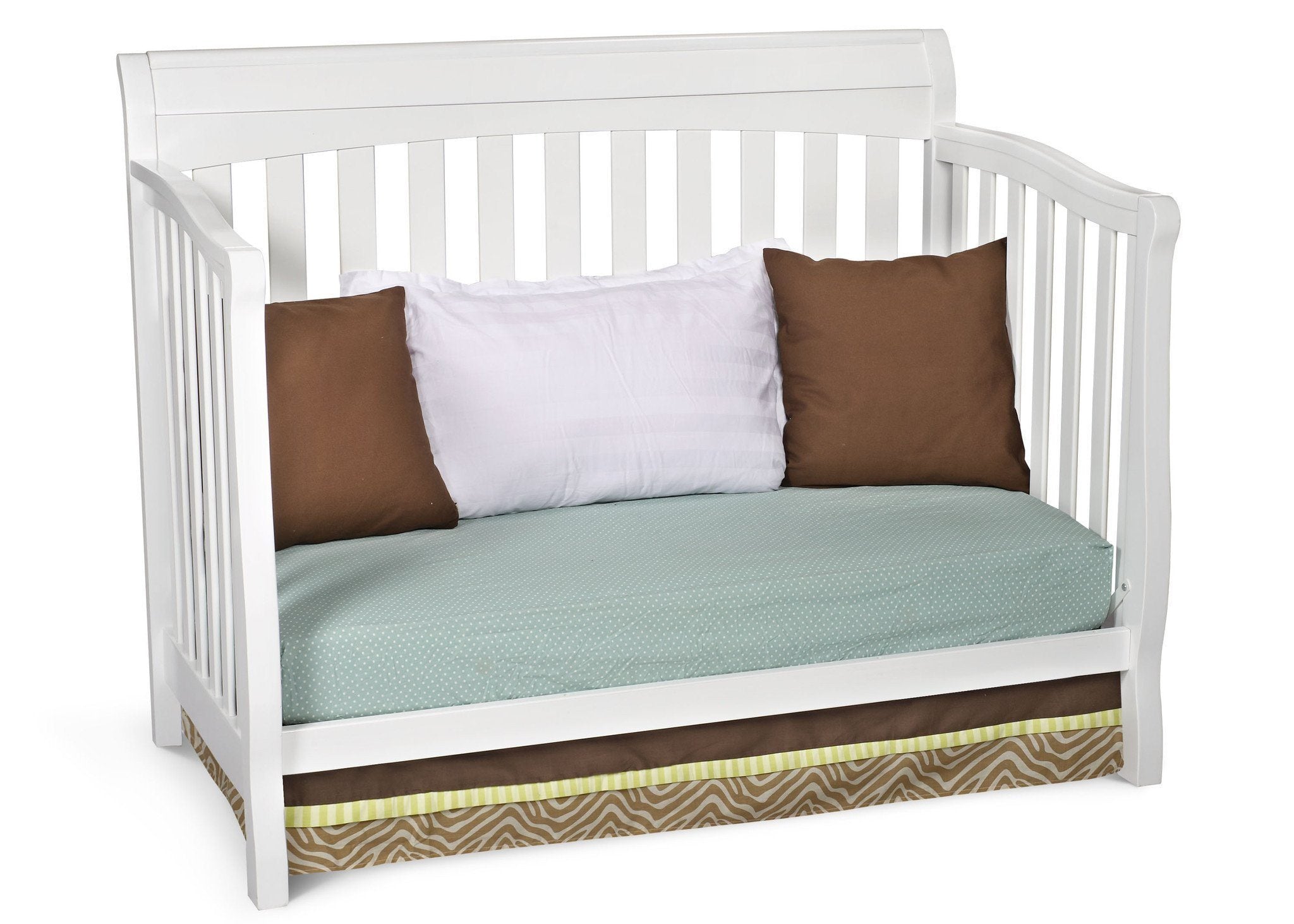 Eclipse 4-in-1 Convertible Baby Crib - Toddler Bed, Daybed & Full-Size Bed - Safe & Stylish Nursery Furniture for Boys & Girls - Perfect for Newborns to Teens Bedroom