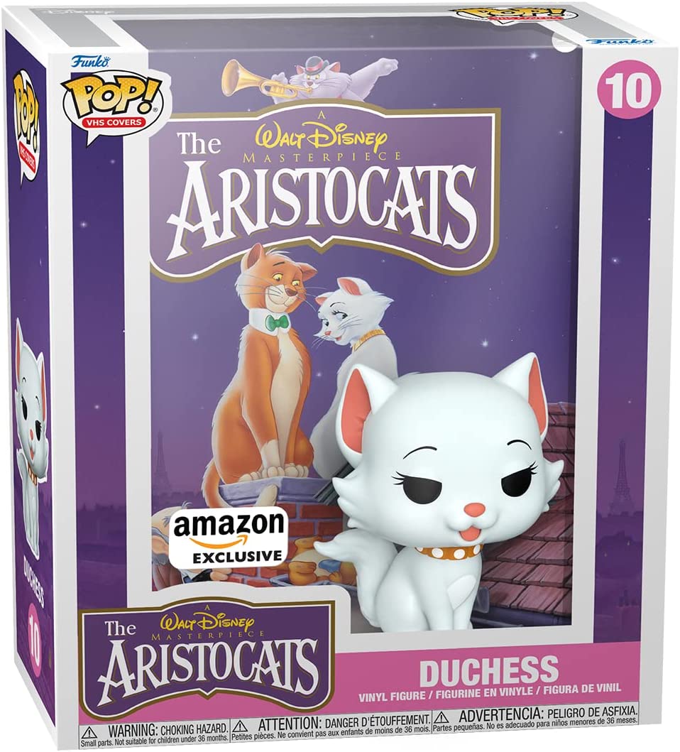 Disney The Aristocats VHS Cover - Amazon Exclusive #10 Collectible for Disney Fans, Movie Memorabilia & Home Decor - Perfect for Gifts, Display, and Nostalgic Movie Nights