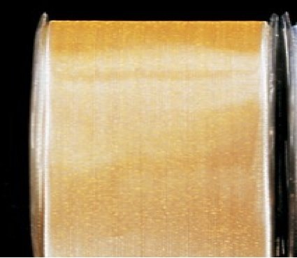 Premium Yellow and Silver Solid Wired Edge Craft Ribbon - 2 Inch x 50 Yards Bulk Roll for Gift Wrapping, Floral Arrangements, Party Decorations and DIY Crafts