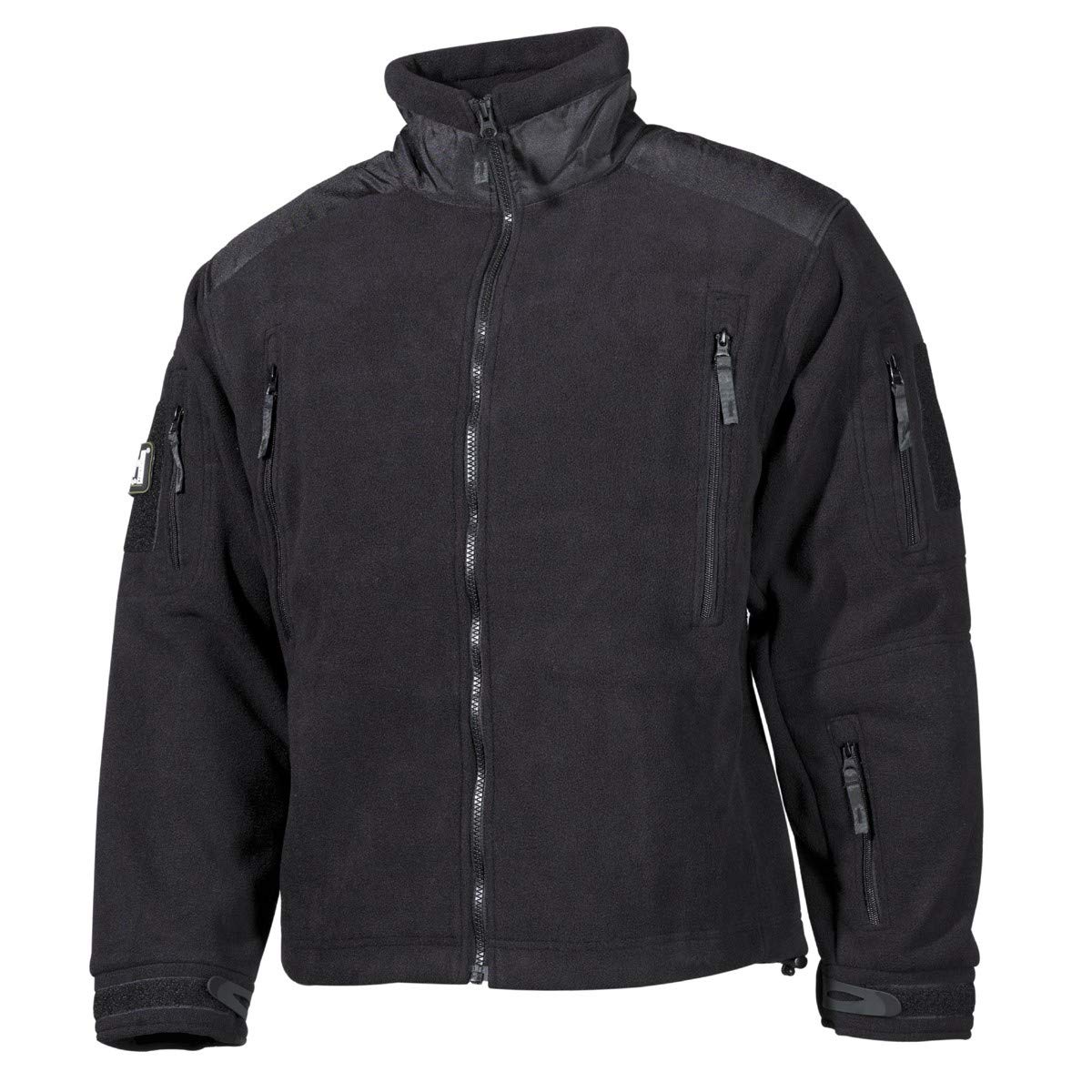Men's Heavy Strike Fleece Jacket - Warm Winter Fleece Jacket for Men, Windproof & Cozy Outdoor Jacket (Black) - Perfect for Hiking, Camping & Cold Weather Activities