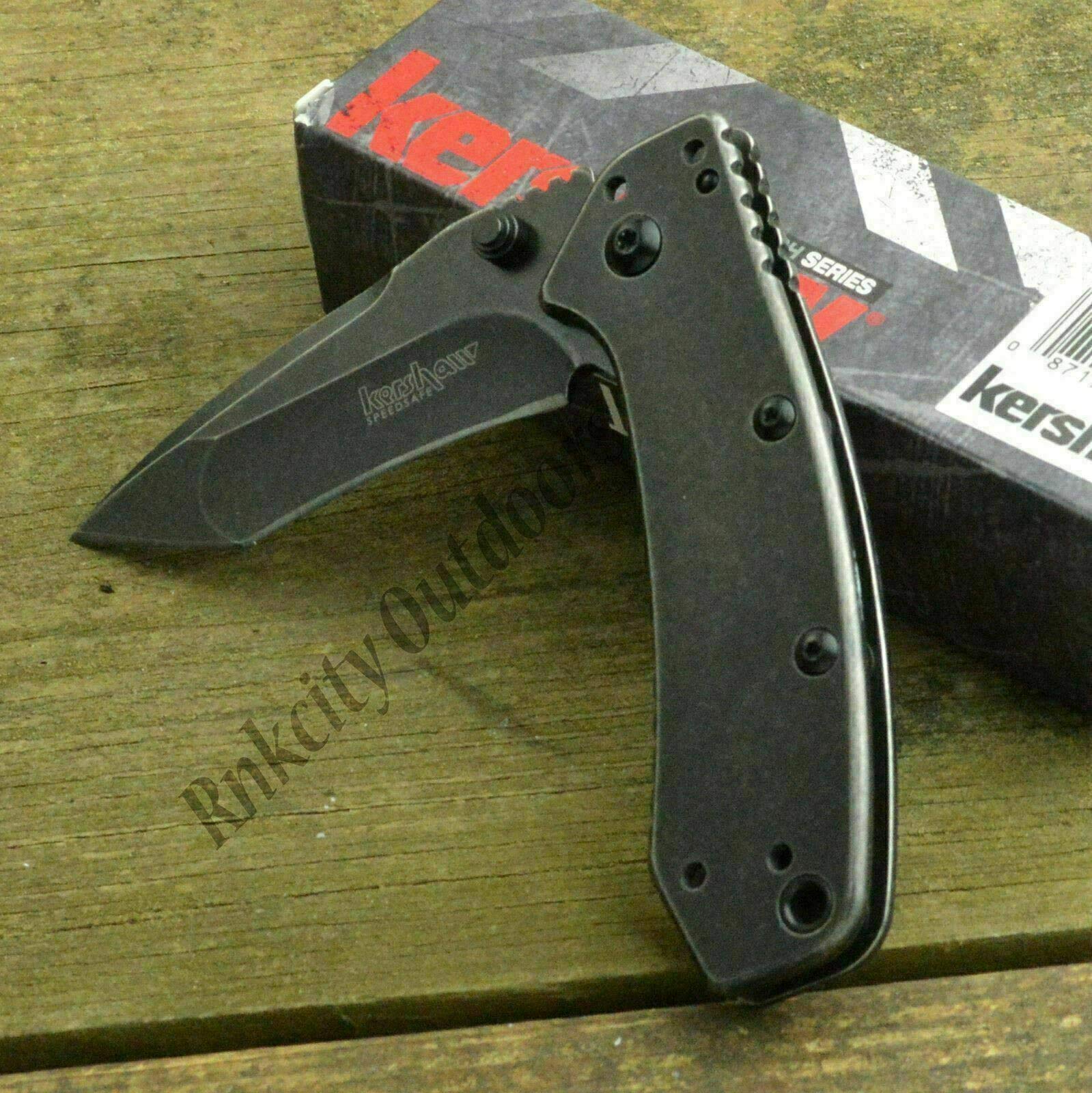 Hinderer Cryo 8Cr13MoV Blackwash Tanto Folding Knife - Framelock Pocket Knife for EDC, Outdoor Survival & Tactical Use