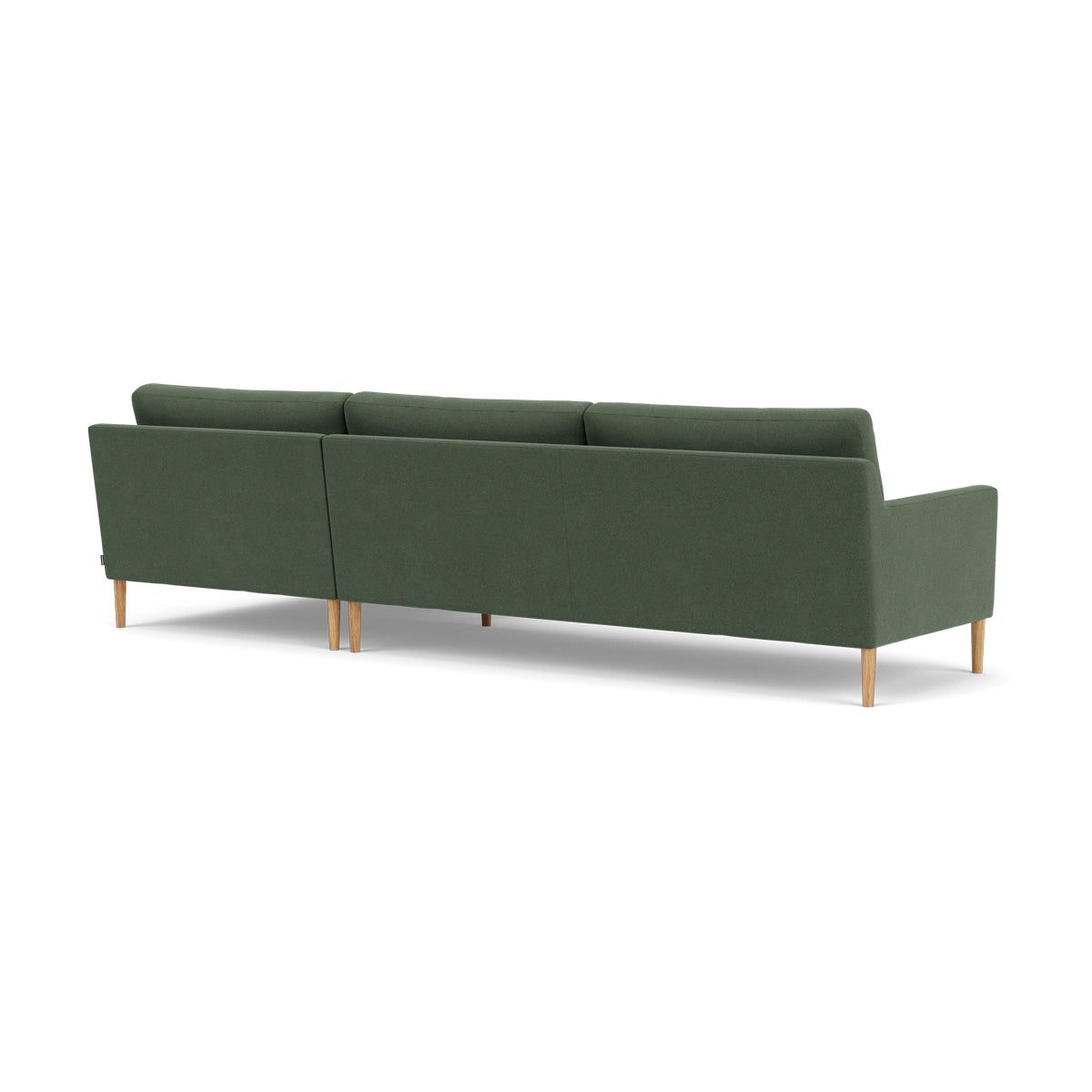 Astha Fabric Right Chaise Sofa - Modern Upholstered Sectional Couch for Living Room, Lounge & Small Spaces