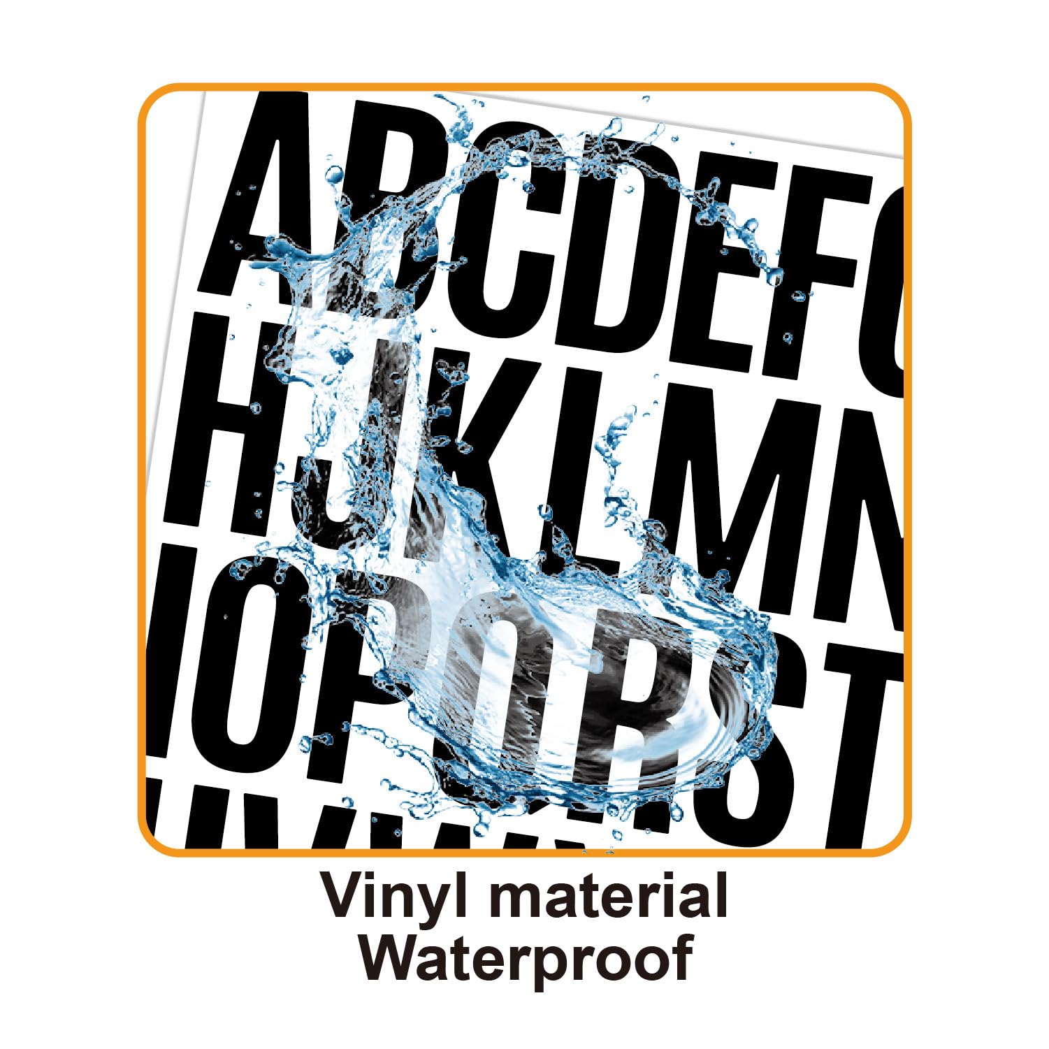 12 Sheets Letter Stickers - 312 PCS Waterproof Alphabet Stickers, 2 Inch Self-Adhesive Vinyl Letters Kit for Mailbox, Notebook, DIY Crafts & Art Projects - Perfect for Home Decor, Scrapbooking & Personalized Gifts