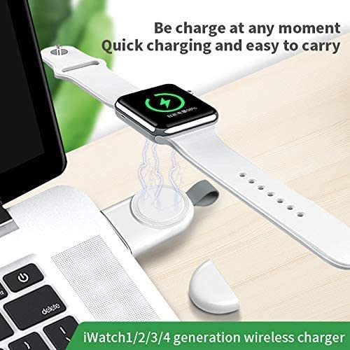 Apple Watch Charger - Magnetic Fast Wireless Charger Compatible with Apple Watch Ultra/Series 8/7/6/5/4/3/2, Portable Travel Charging Station for Home, Office, Car & Vacation