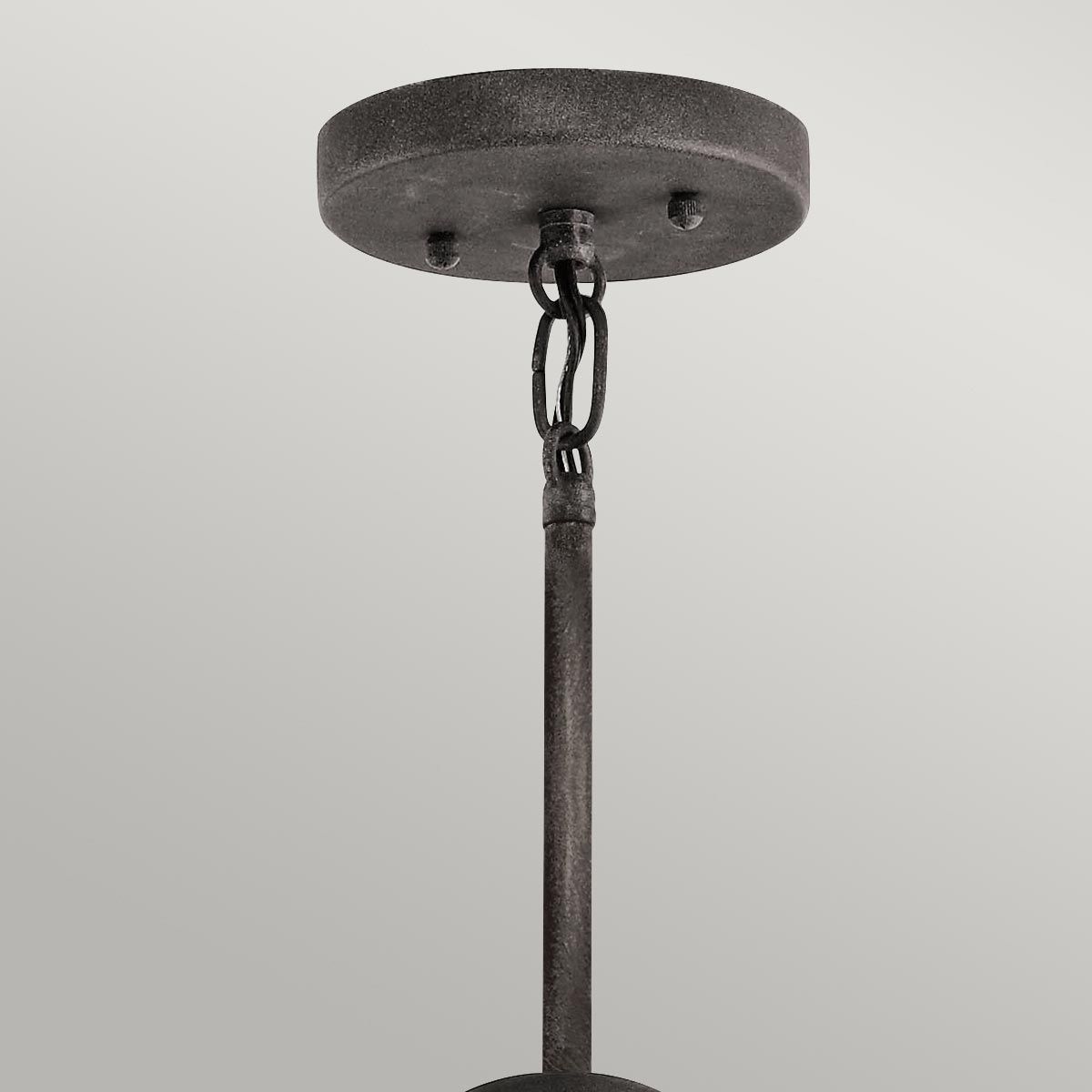 Ashland Bay 5-Light Outdoor Chandelier in Burnished Bronze & Weathered Zinc - IP44 Rated, E27 Socket - Perfect for Patio, Garden & Porch Lighting