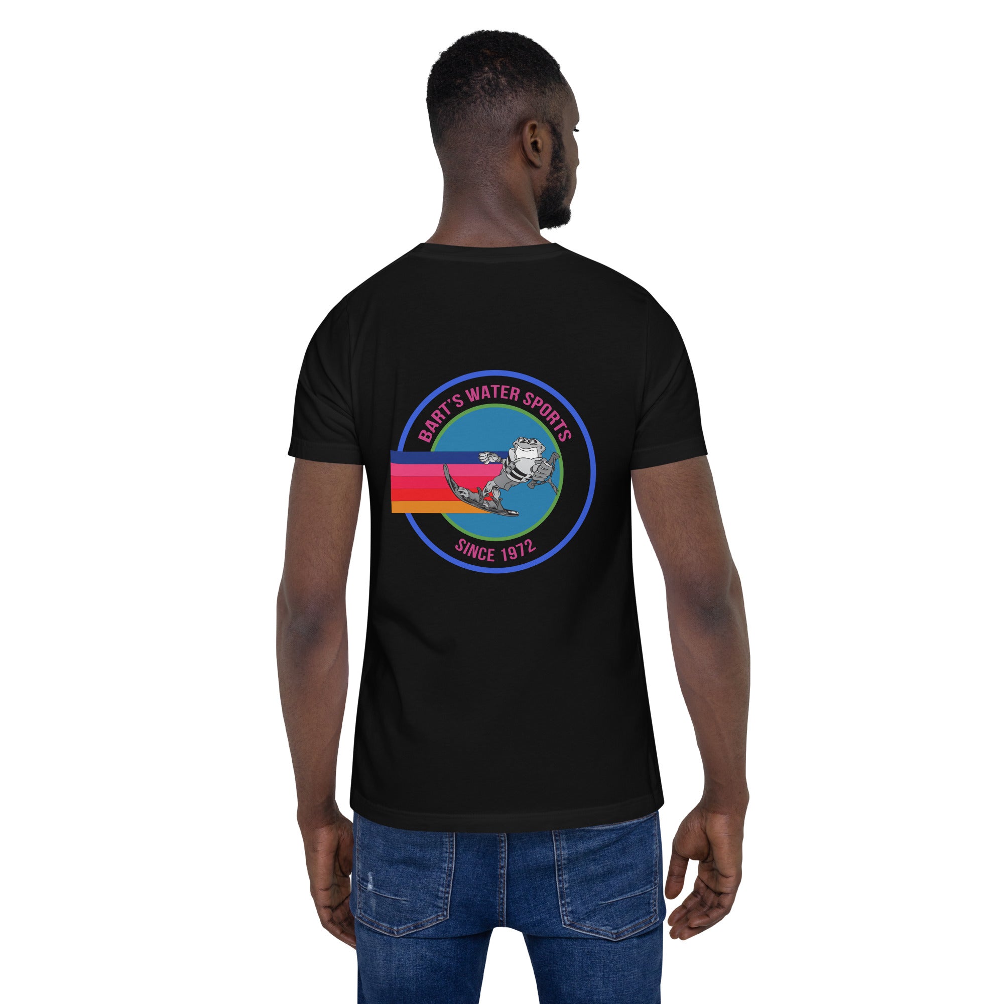 Frog Slalom Ski Unisex T-Shirt - Bart's Water Sports - Perfect for Wakeboarding, Waterskiing & Lake Adventures