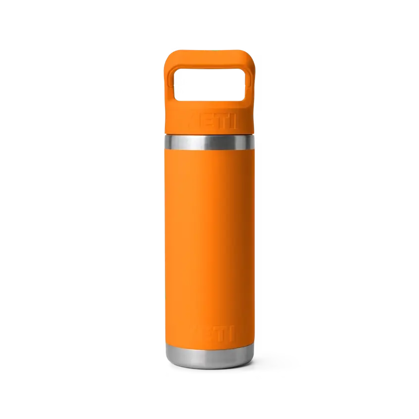 18 oz Rambler Insulated Water Bottle with Straw Lid - Leakproof Stainless Steel for Hiking, Gym & Outdoor Adventures
