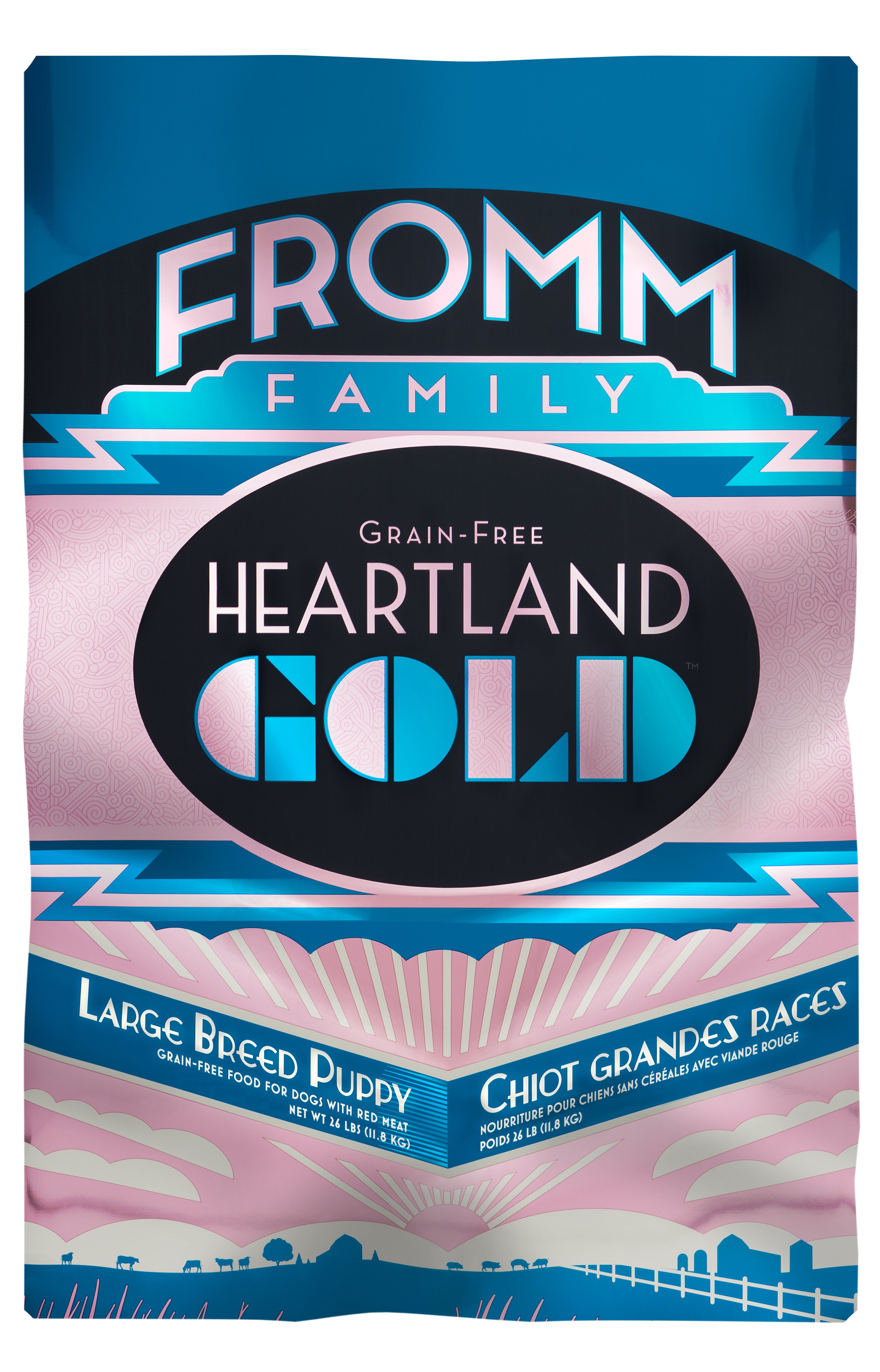 Fromm Heartland Gold Grain Free Dry Dog Food for Large Breed Puppies - High Protein, Natural Ingredients for Healthy Growth - Perfect for Active Puppies & Outdoor Adventures