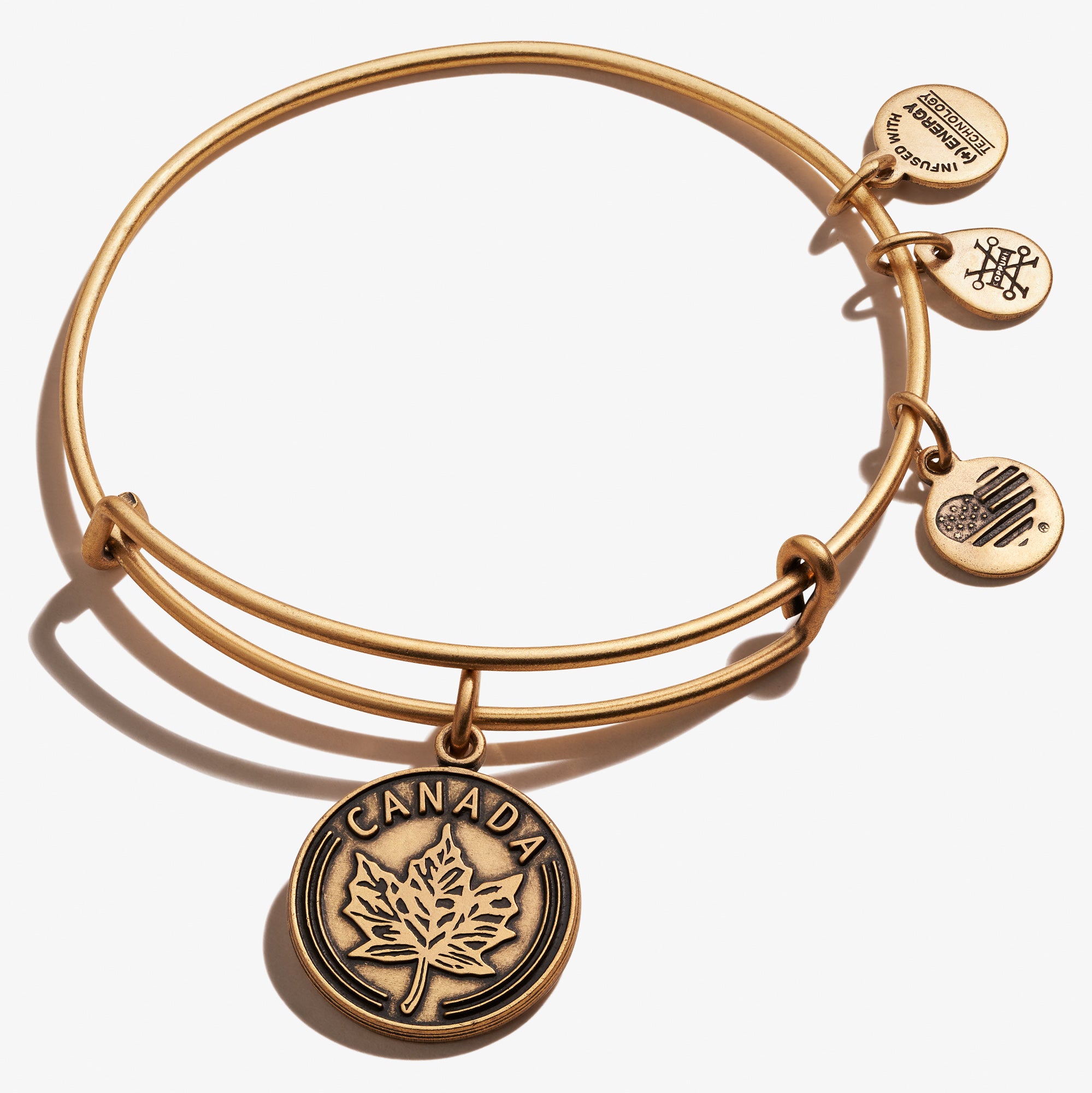 Canada Charm Bangle - Elegant Adjustable Bracelet for Women | Perfect for Gifts, Parties & Everyday Wear