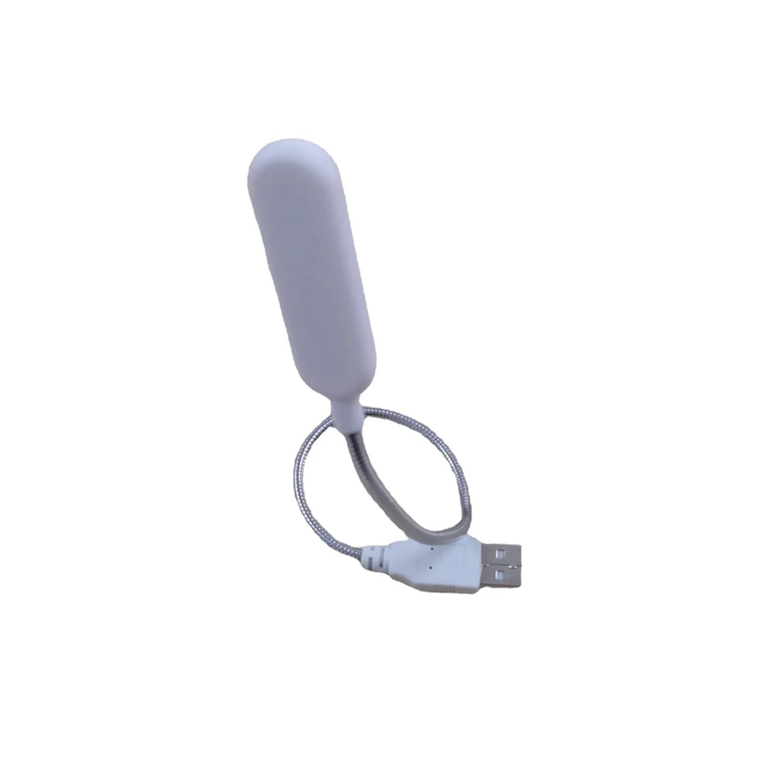 KANGYEBAIHUODIAN Mini 4 LED USB Book Light - Portable Reading Lamp with White/Warm Light for Night Reading, Study, Office - Perfect for Laptop, Power Bank, Notebook, PC & Computer (White) - Ideal for Bedtime Reading, Studying in Dorm, Working at Night