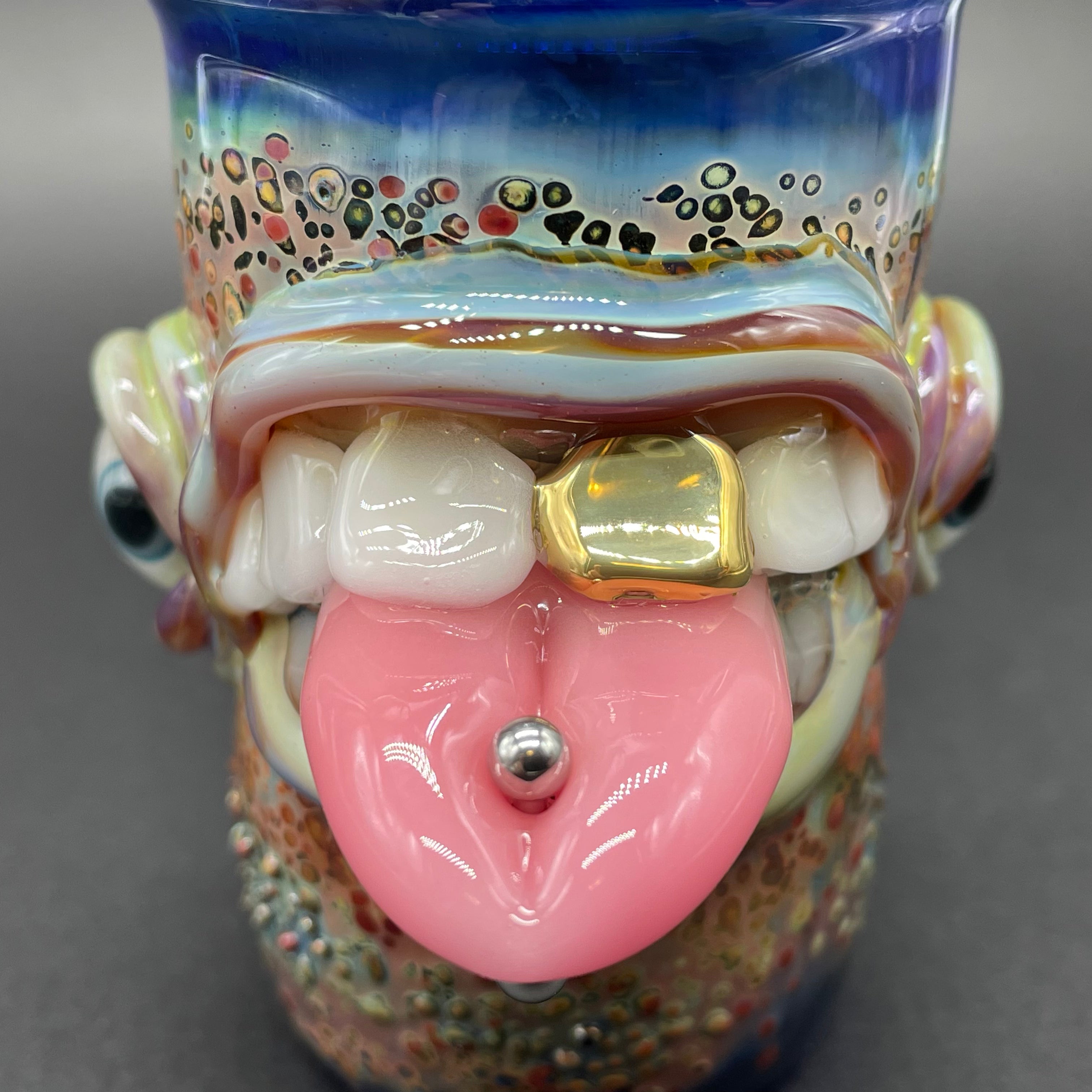 Stainless Steel Pierced Tongue Shot Glass - Unique Body Jewelry & Party Drinking Cup for Shots, Cocktails, and Body Piercing Enthusiasts