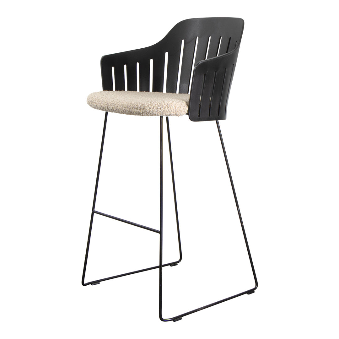 Choice Bar Chair with Sled Base & Seat Cushion - Modern Counter Stool for Kitchen Island, Breakfast Bar & Home Pub - Comfortable Dining & Entertaining