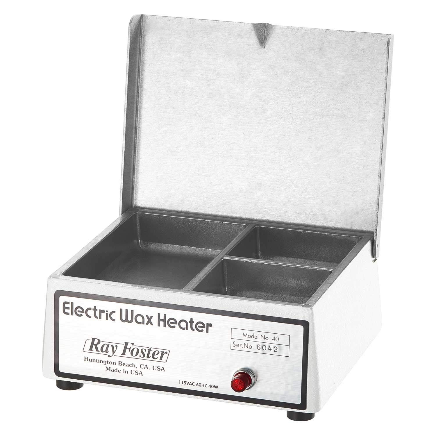 Professional Dental Wax Heater for Lab Use - Analog Wax Pot with 3 Compartments & Single Preset Temperature (110V) - Perfect for Dental Prosthetics, Crowns, Bridges & Orthodontic Appliances