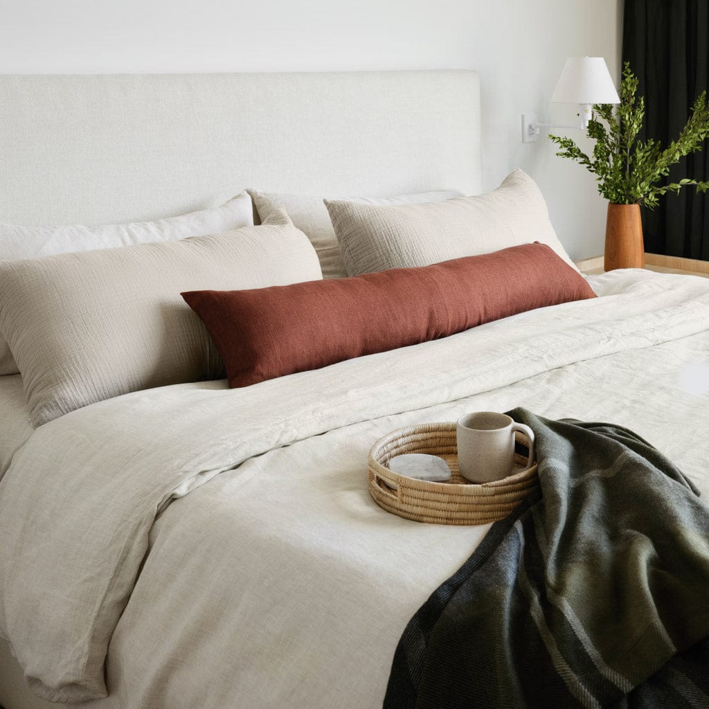 Organic Cotton Gauze Pillow Shams - Soft & Breathable Bedding for a Comfortable Sleep - Perfect for Home, Hotel, and Guest Room Decor