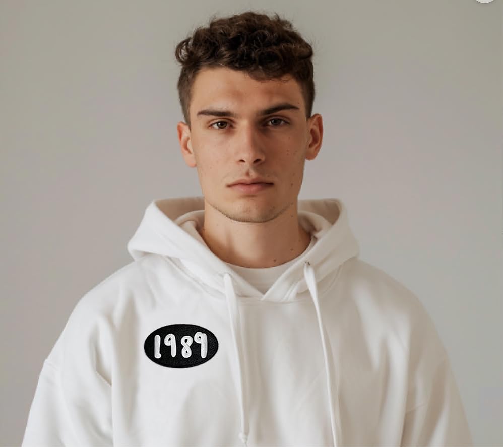 1989 Embroidered Iron-On Patch for Hoodies & Jackets - DIY Customization for Denim, Backpacks & Jeans