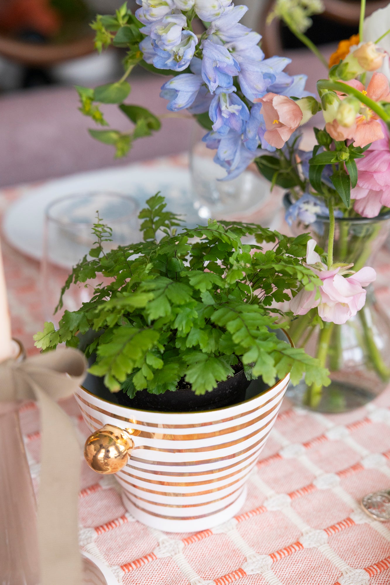 Mini Herb Pot for Indoor Plants - Aesthetic Creamsicle Planter for Kitchen, Windowsill & Home Decor | Perfect for Growing Basil, Mint & Small Herbs